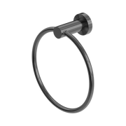Nero Mecca Hand Towel Ring, Gun Metal