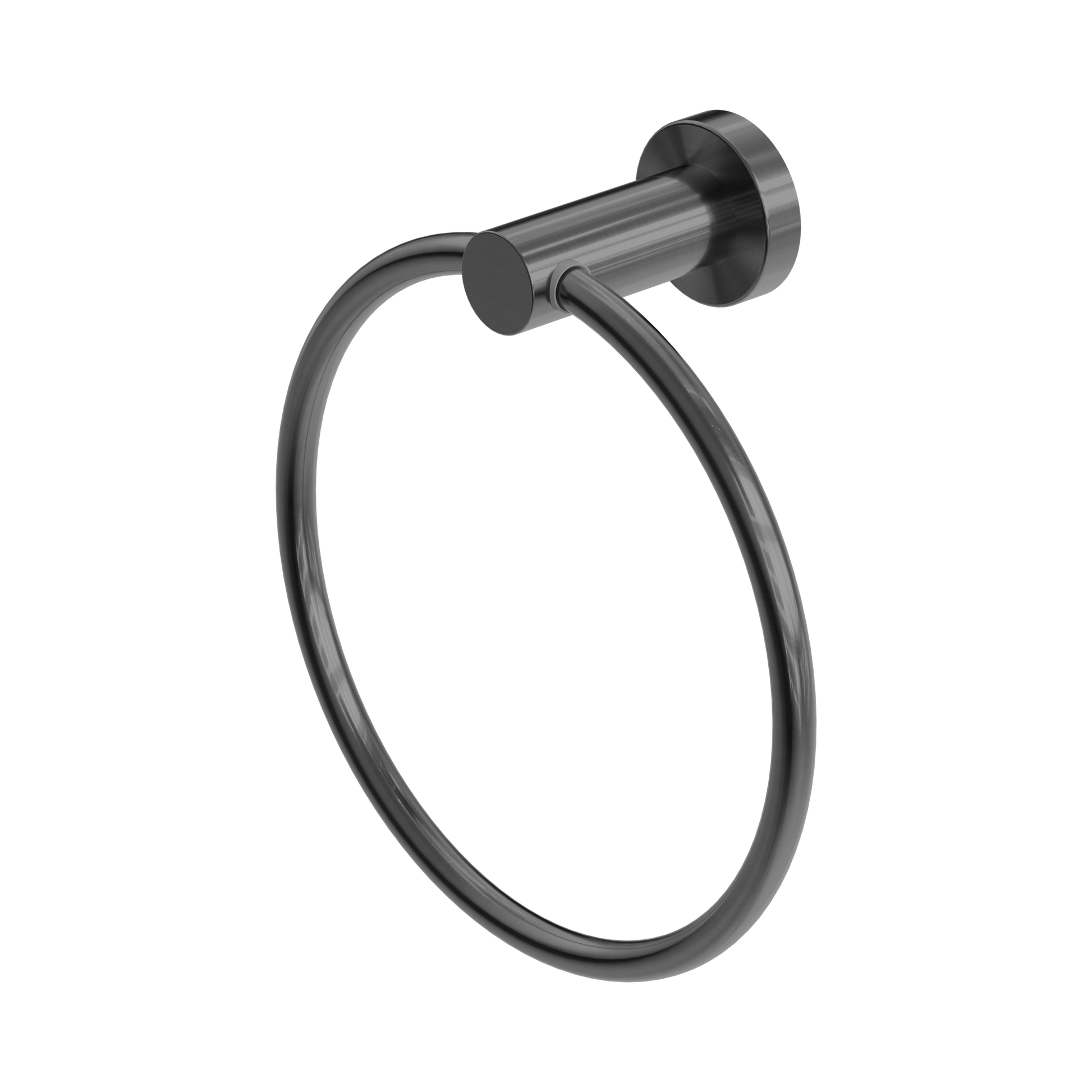 Nero Mecca Hand Towel Ring, Gun Metal