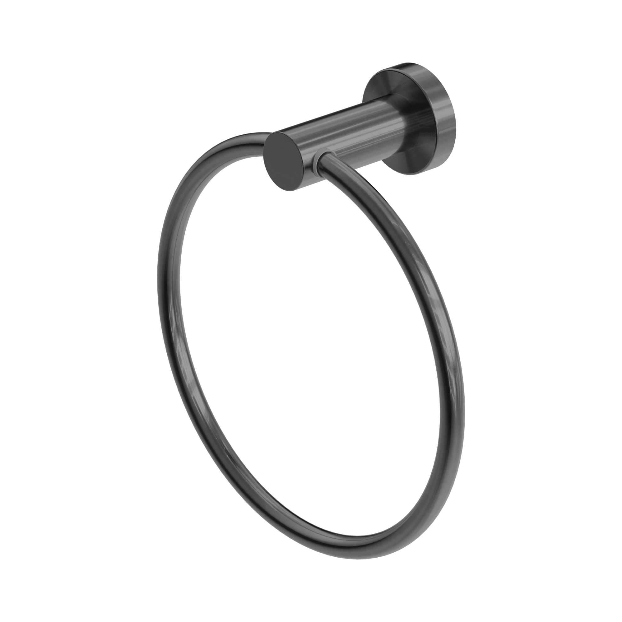 Nero Mecca Hand Towel Ring, Gun Metal