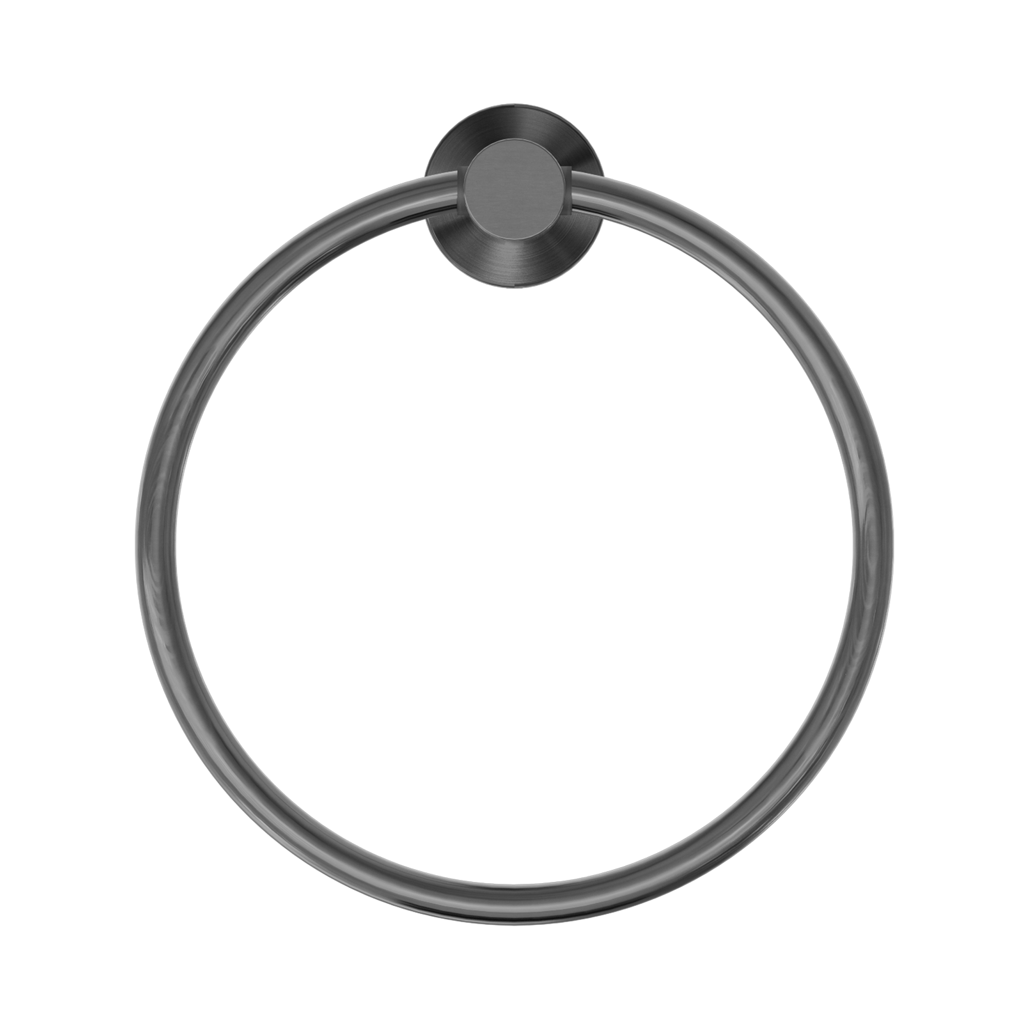 Nero Mecca Hand Towel Ring, Gun Metal