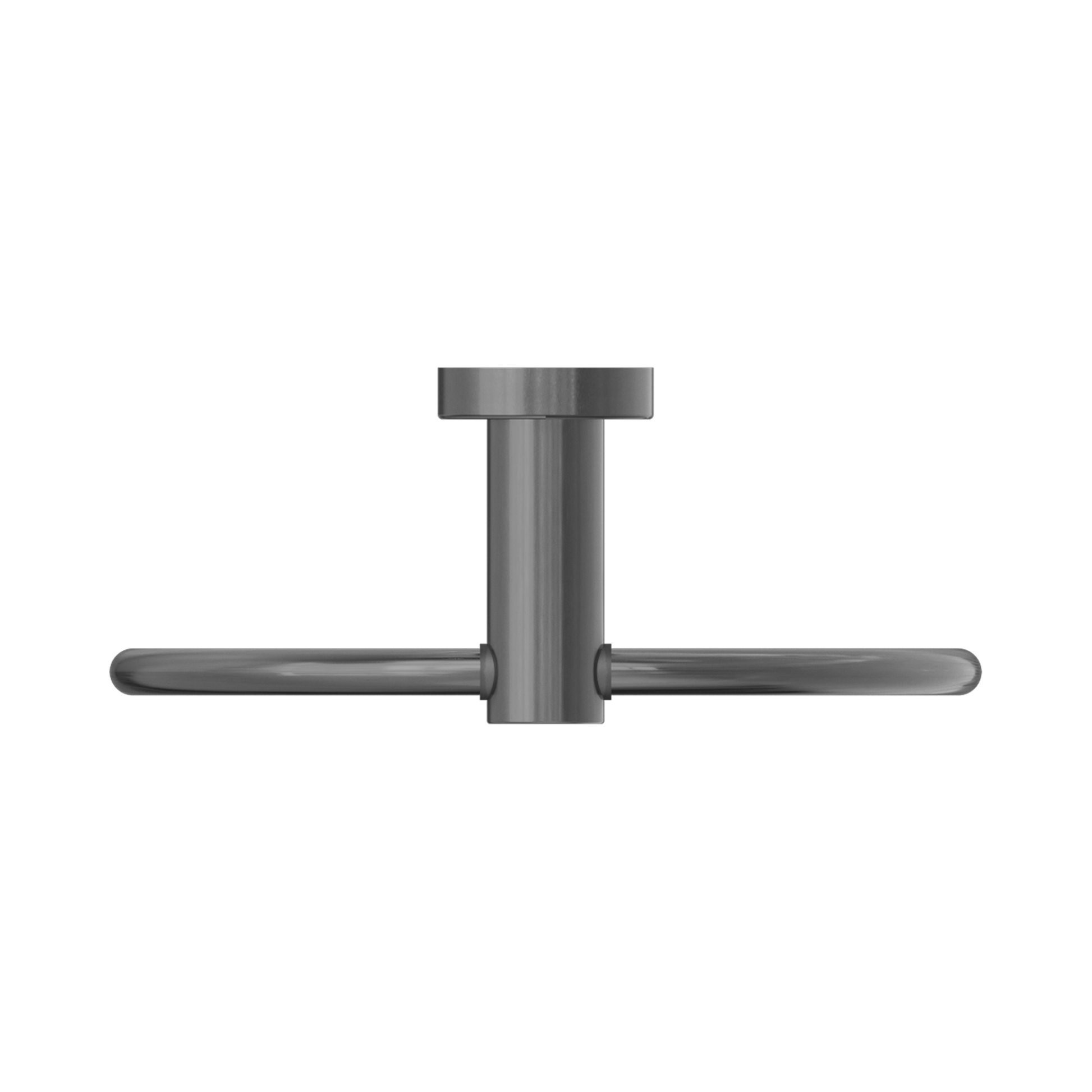 Nero Mecca Hand Towel Ring, Gun Metal