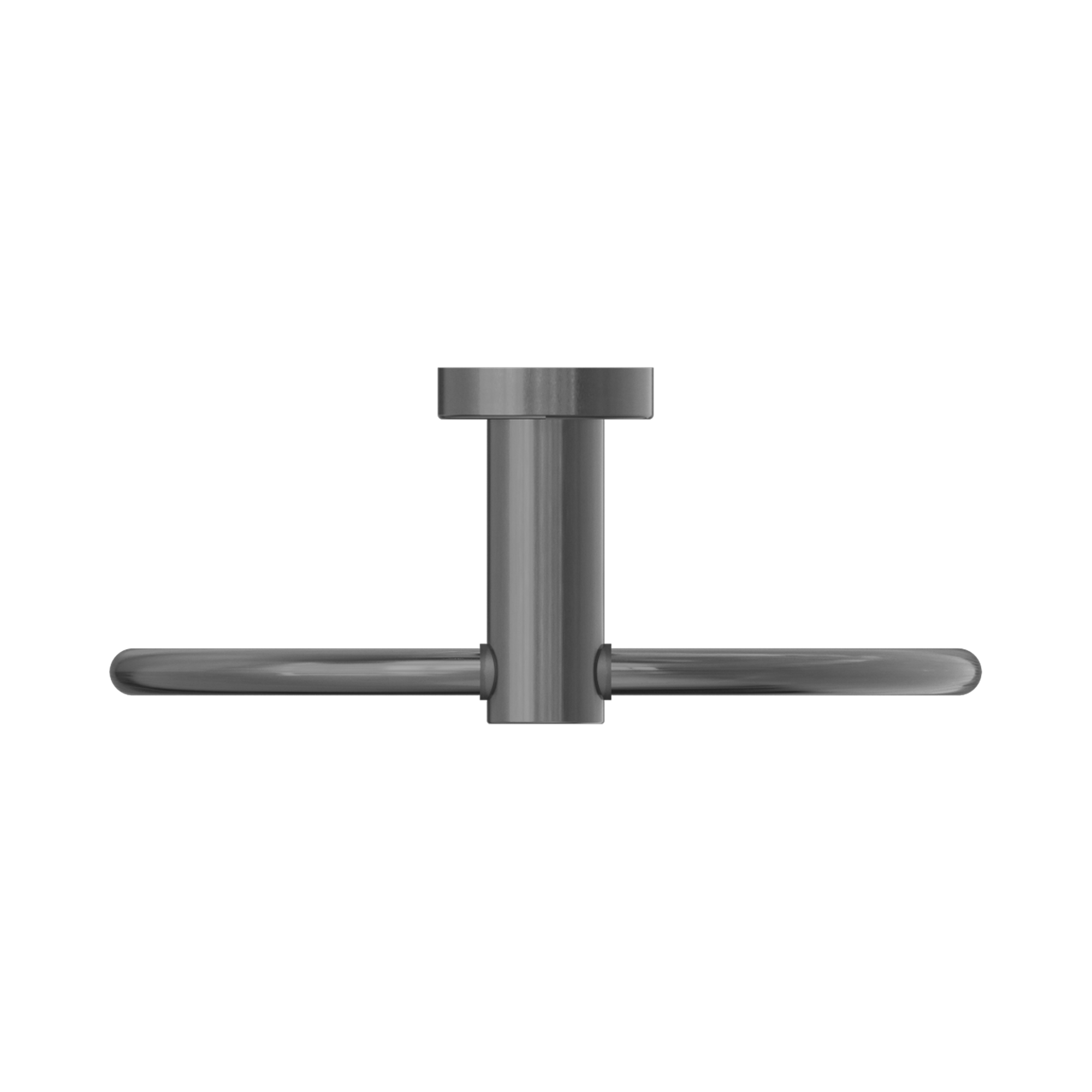 Nero Mecca Hand Towel Ring, Gun Metal