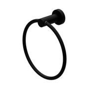 Nero Mecca Hand Towel Ring, Matte Black
