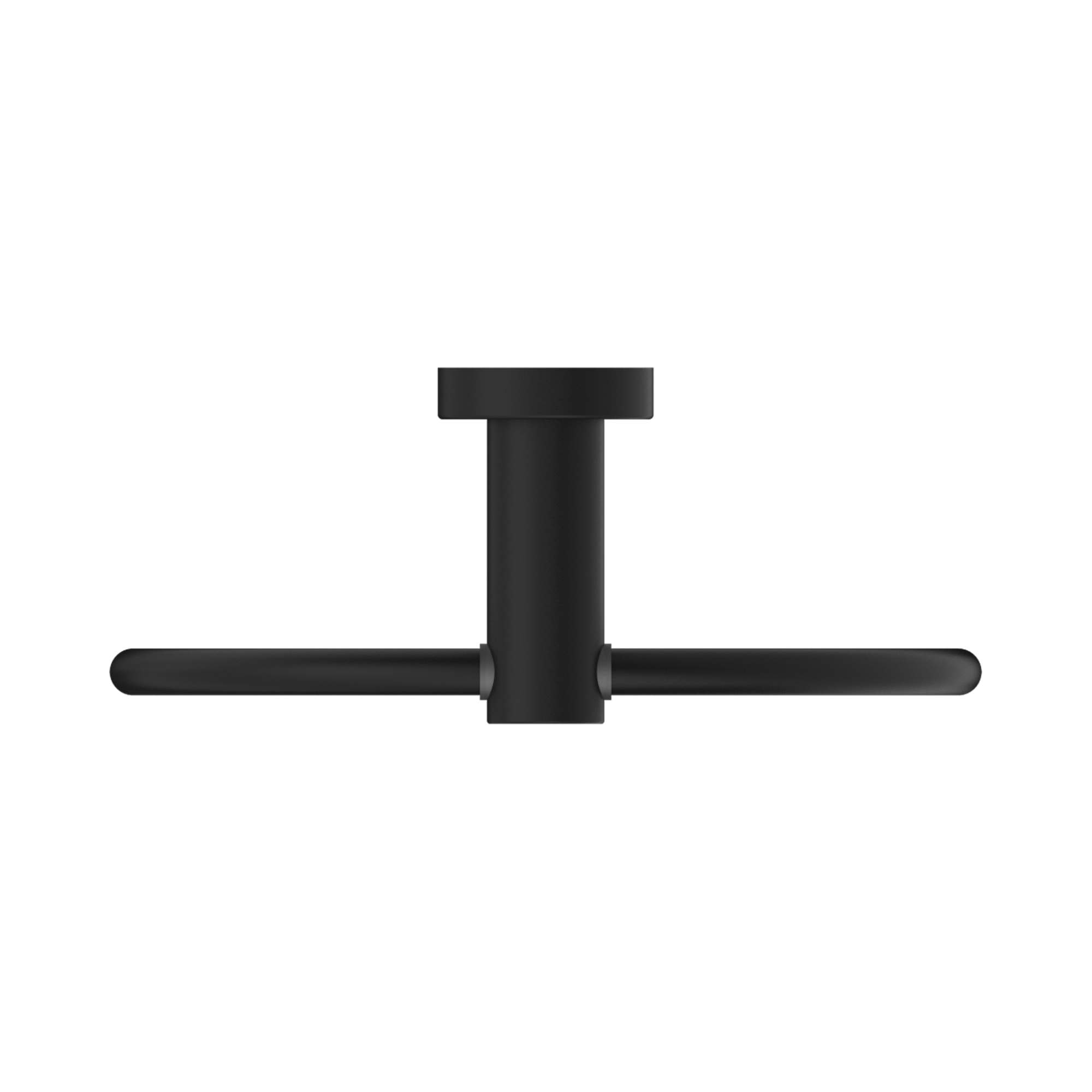 Nero Mecca Hand Towel Ring, Matte Black