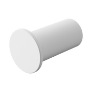 Nero Mecca Robe Hook Slim, Matte White
