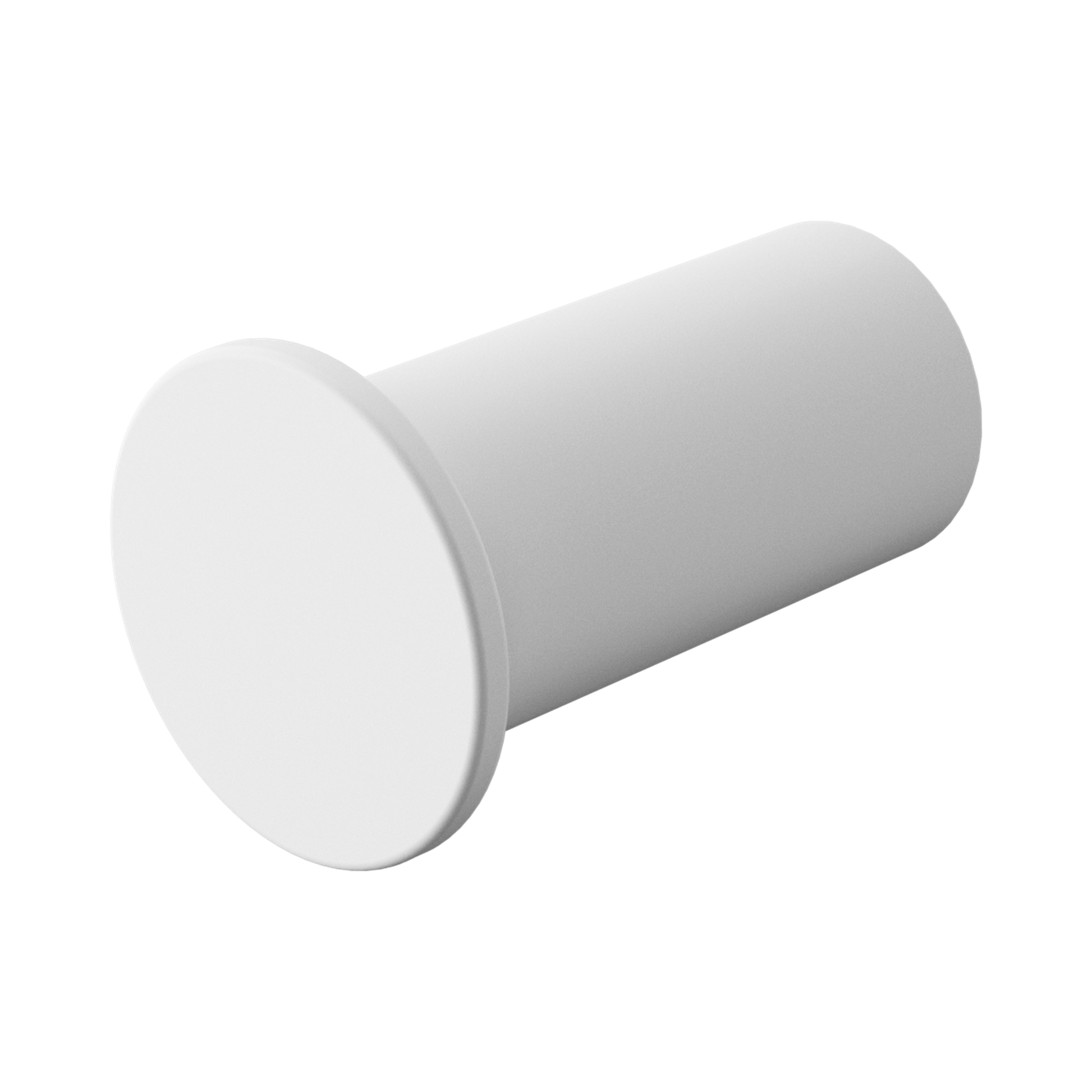 Nero Mecca Robe Hook Slim, Matte White