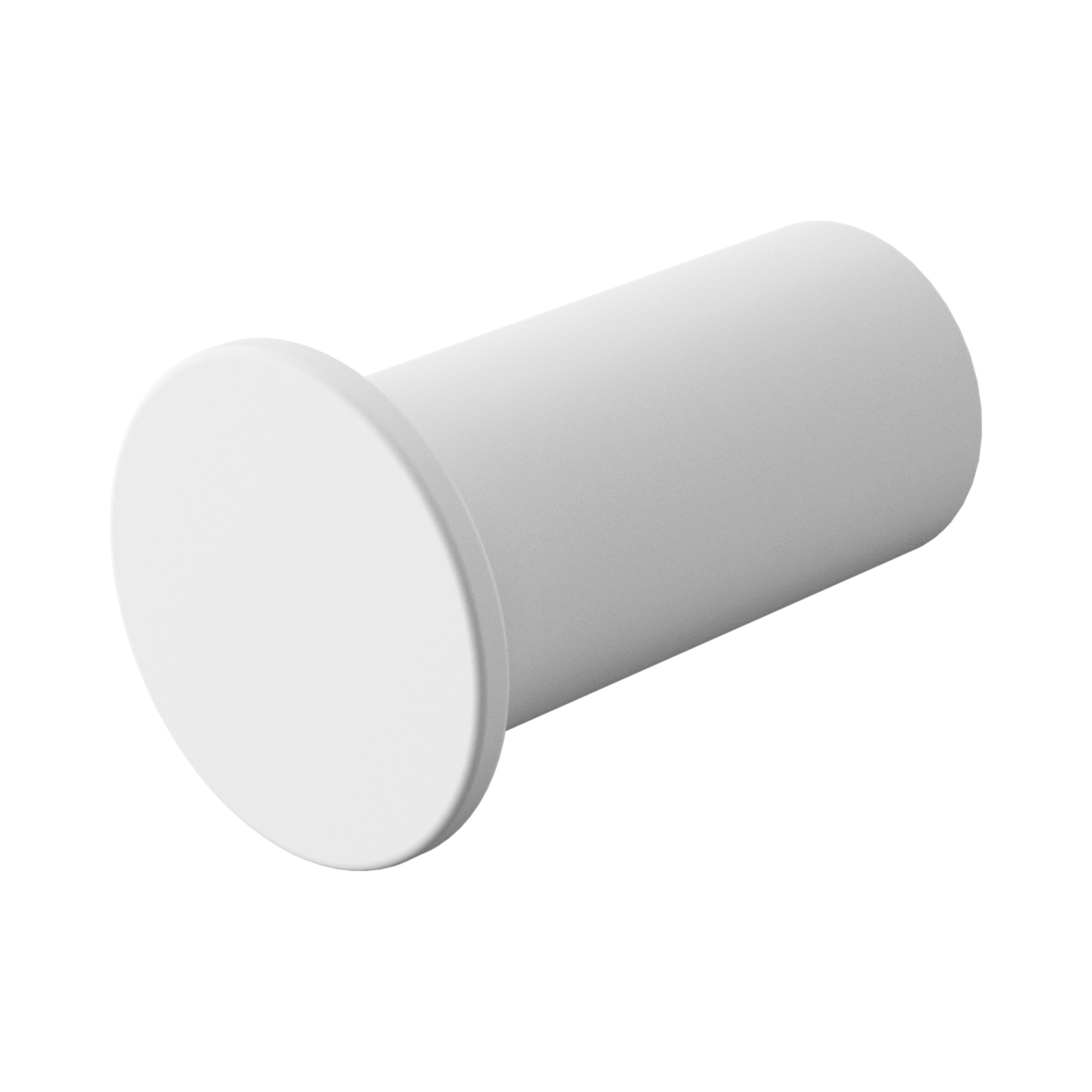 Nero Mecca Robe Hook Slim, Matte White