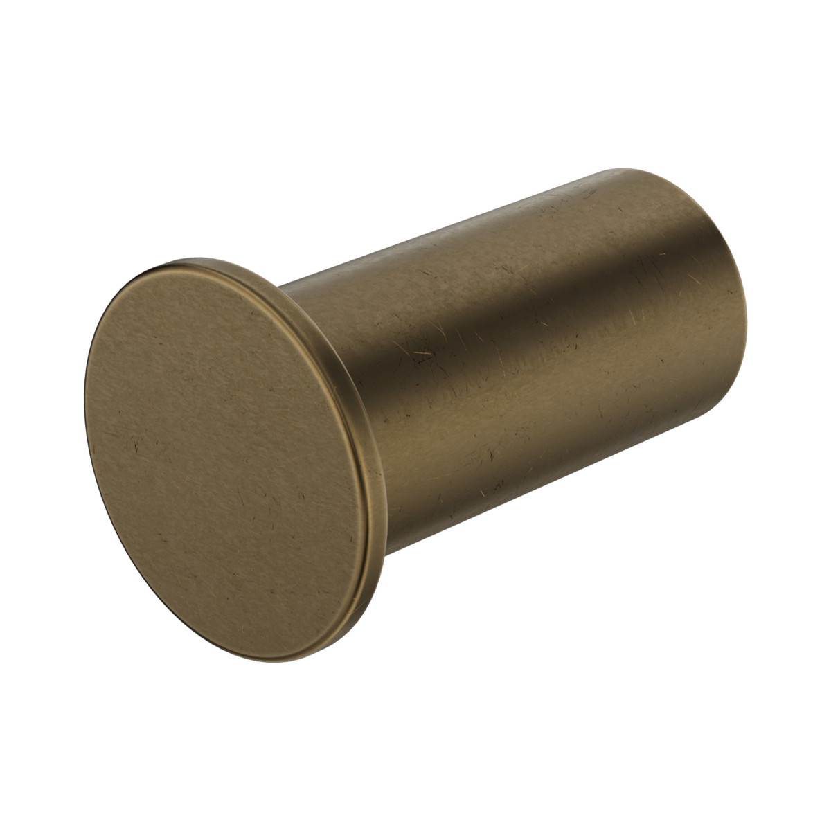 Nero Mecca Robe Hook Slim, Tumbled Antique Brass