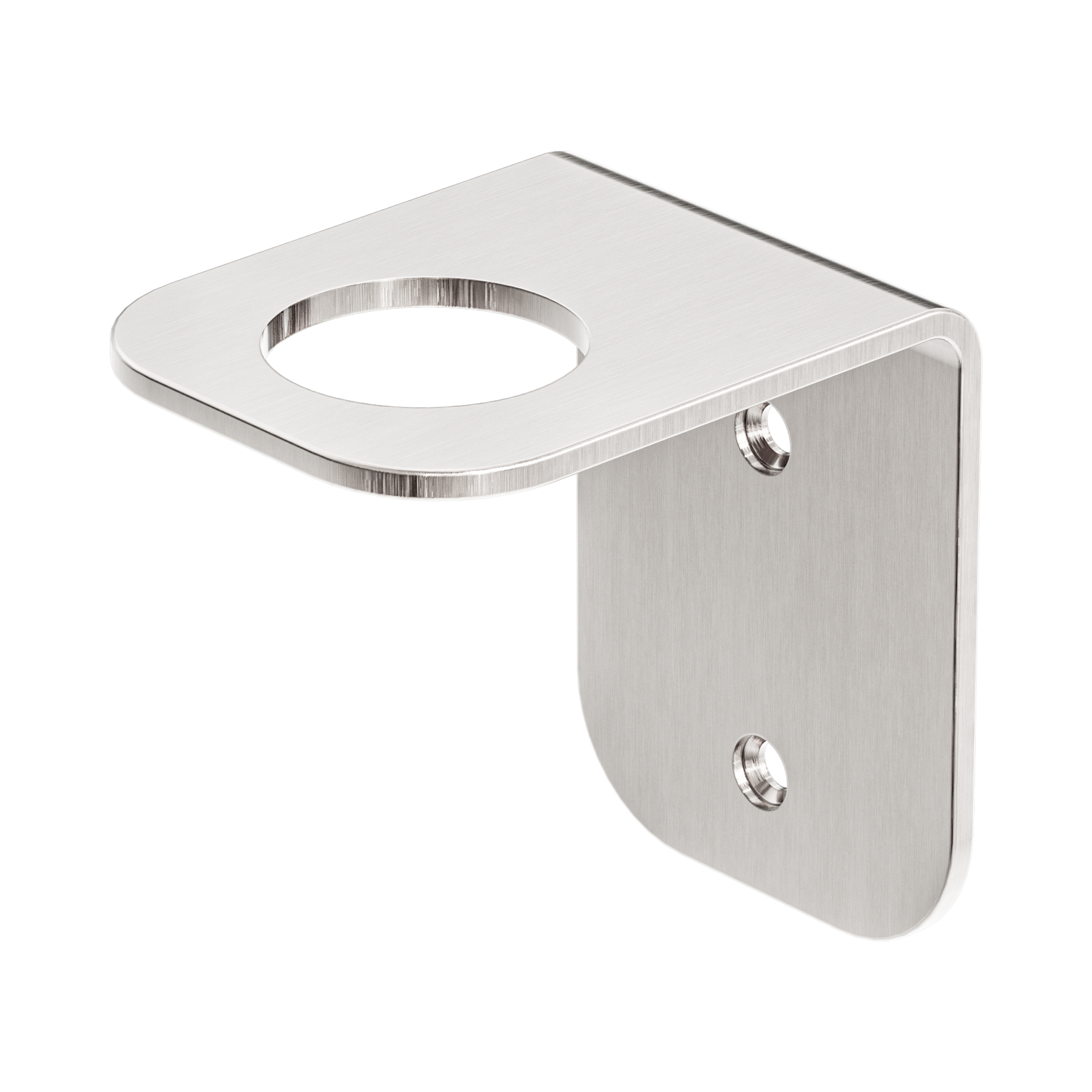 Nero Mecca Soap Bottle Holder, Brushed Nickel