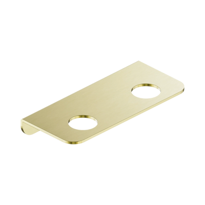 Nero Mecca Double Soap Bottle Holder, Brushed Gold