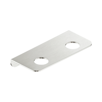 Nero Mecca Double Soap Bottle Holder, Brushed Nickel