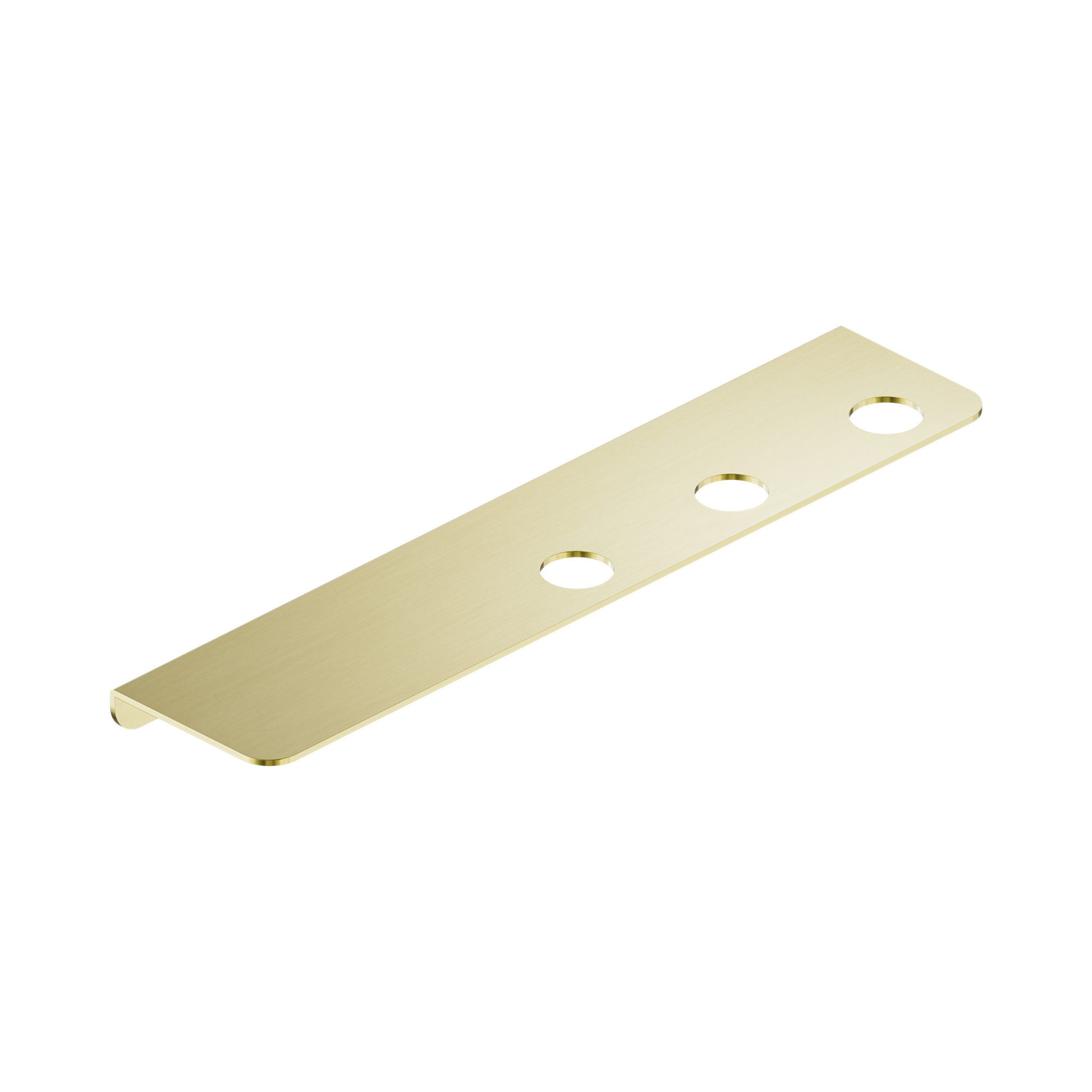 Nero Mecca Triple Soap Bottle Holder With Shelf, Brushed Gold