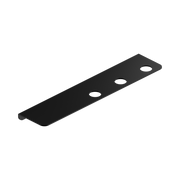 Nero Mecca Triple Soap Bottle Holder With Shelf, Matte Black