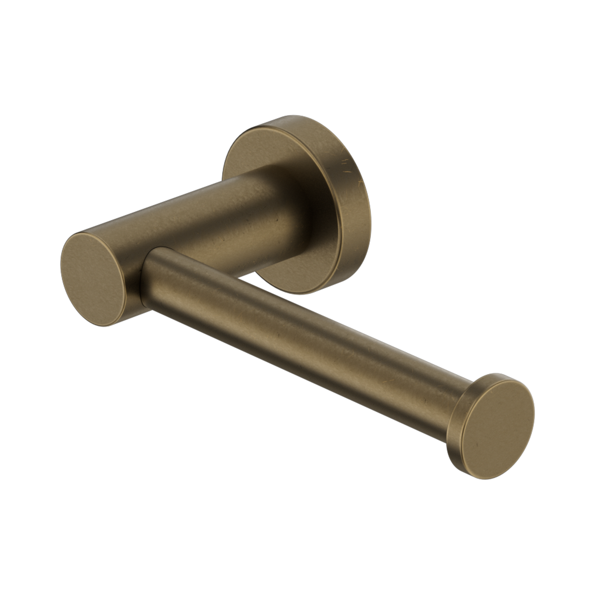 Nero Mecca Toilet Roll Holder, Tumbled Antique Brass