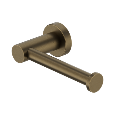 Nero Mecca Toilet Roll Holder, Tumbled Antique Brass