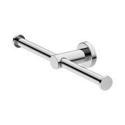 Nero Mecca Double Toilet Roll Holder, Chrome