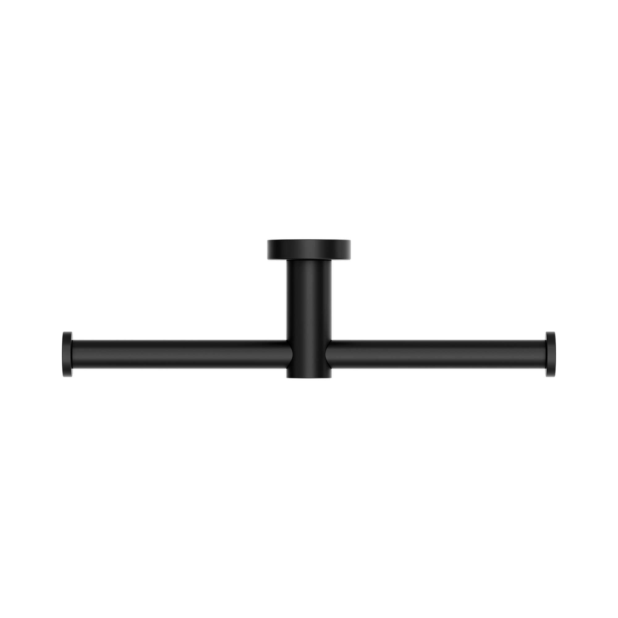Nero Mecca Double Toilet Roll Holder, Matte Black