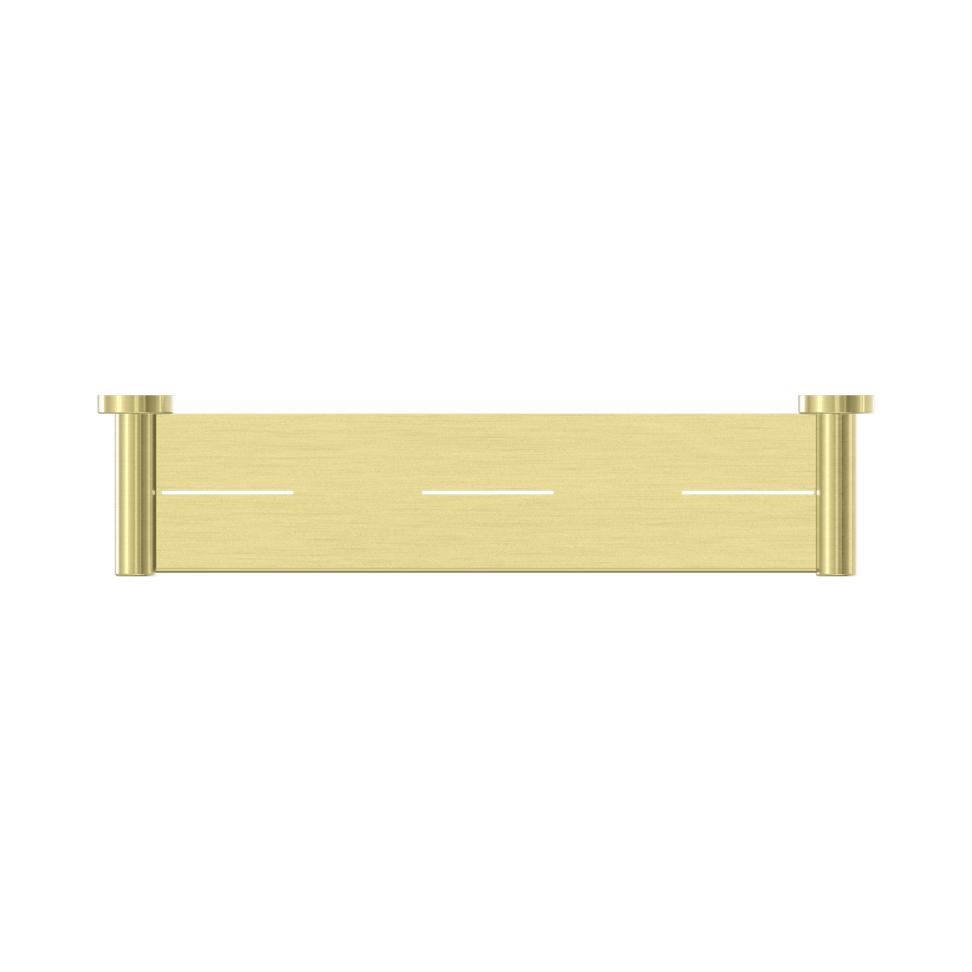 Nero Mecca Metal Shower Shelf, Brushed Gold