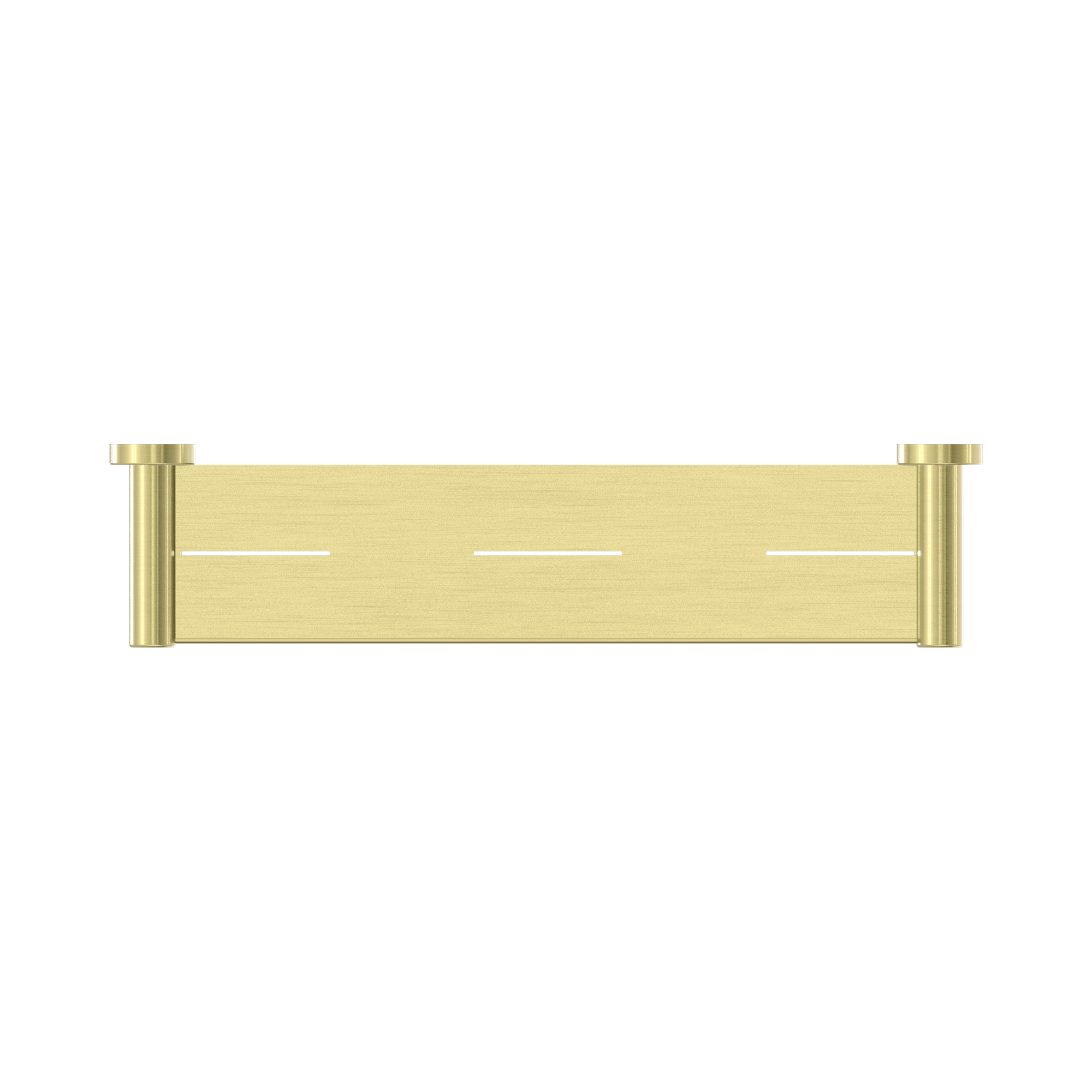 Nero Mecca Metal Shower Shelf, Brushed Gold