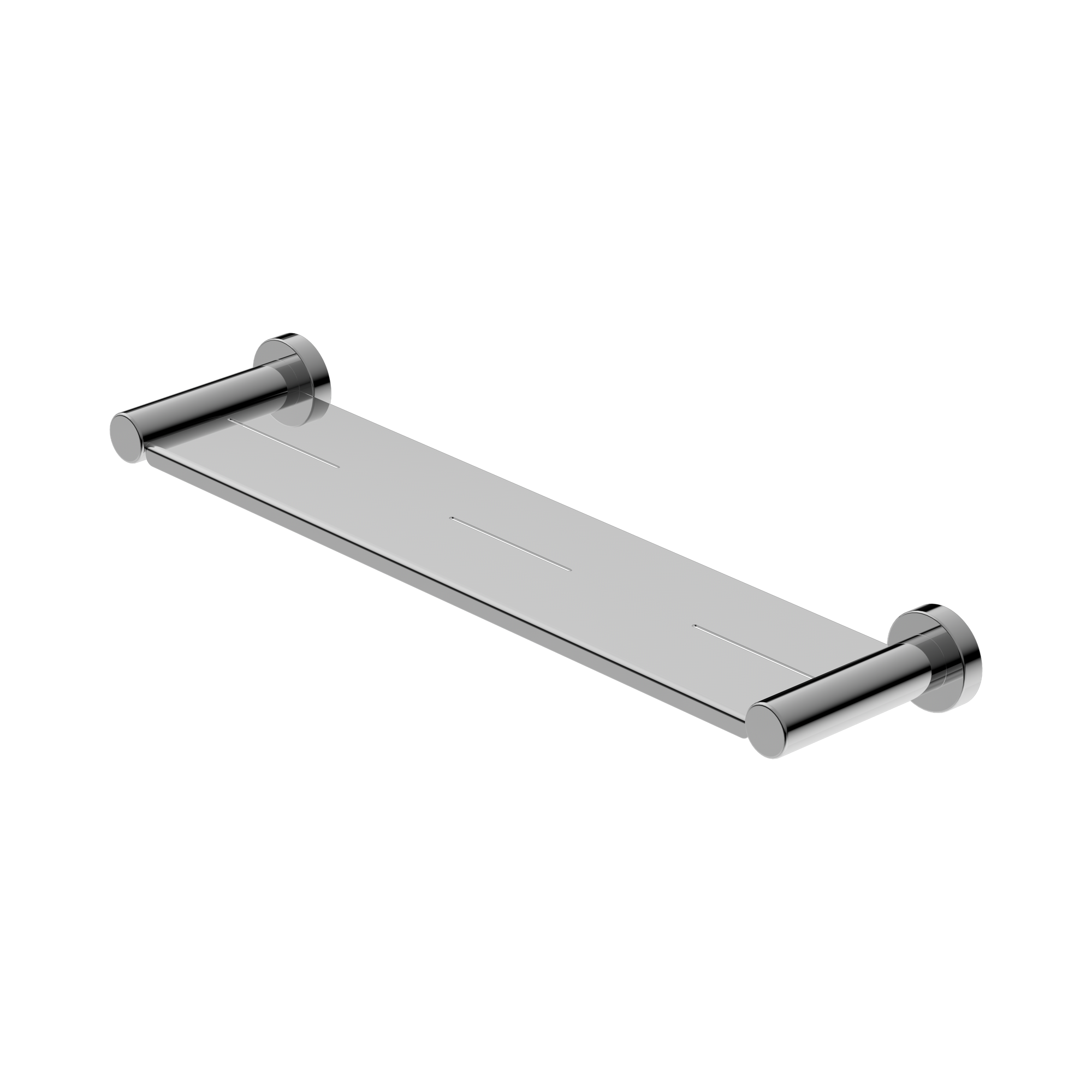 Nero Mecca Metal Shower Shelf, Chrome