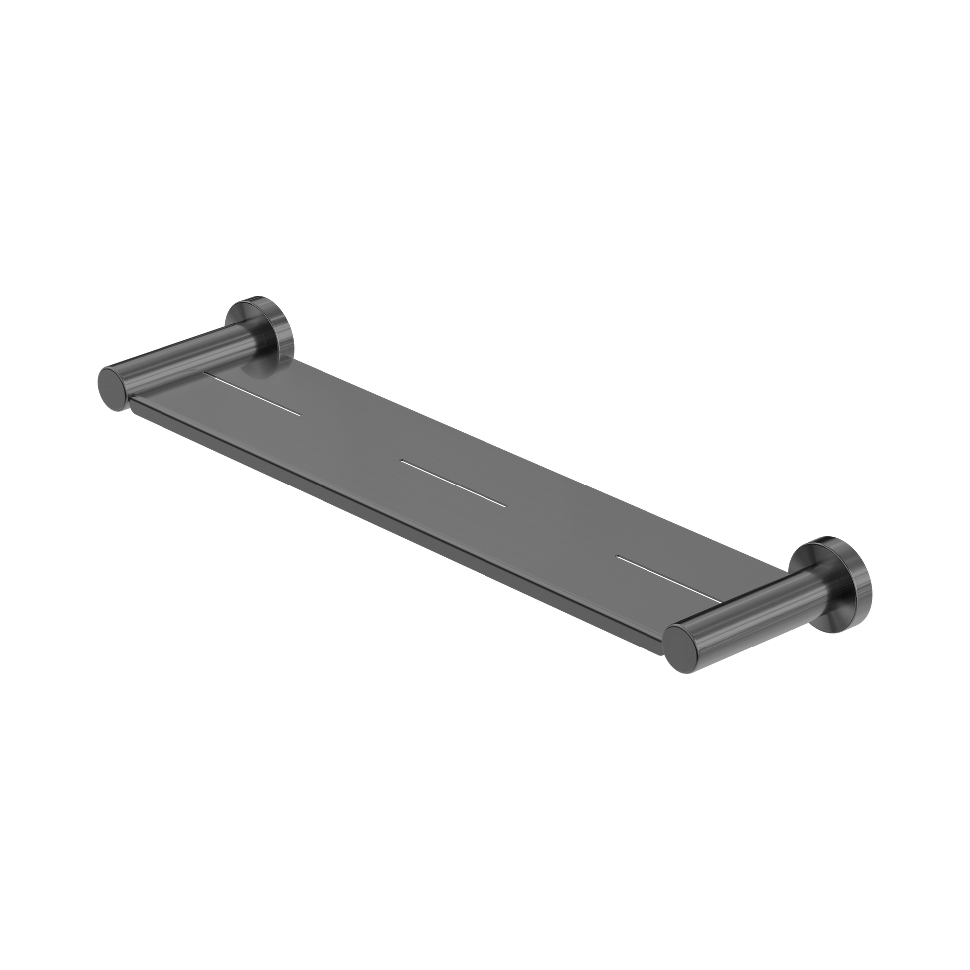 Nero Mecca Metal Shower Shelf, Gun Metal