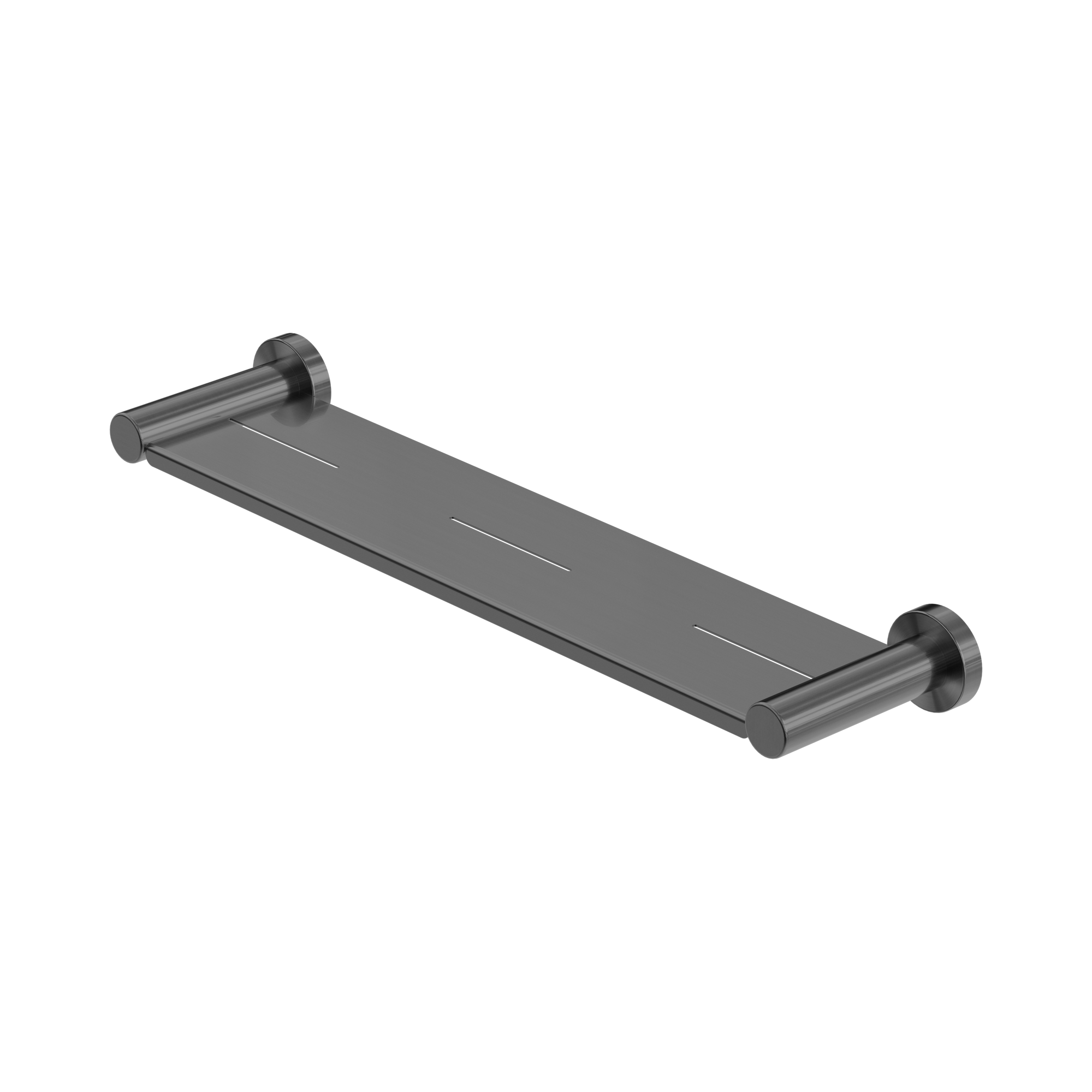 Nero Mecca Metal Shower Shelf, Gun Metal