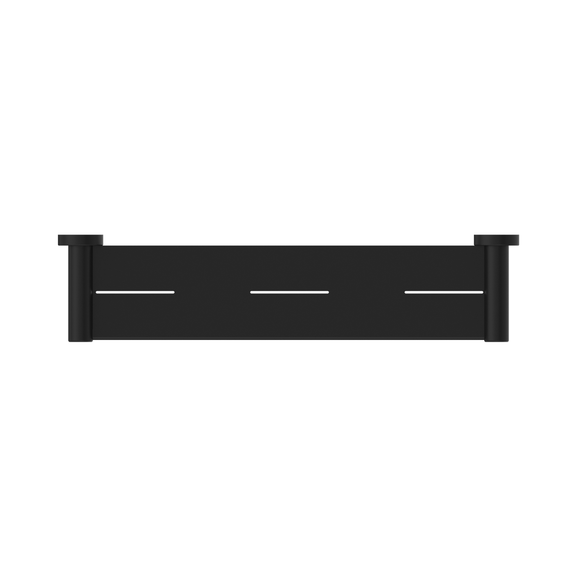 Nero Mecca Metal Shower Shelf, Matte Black