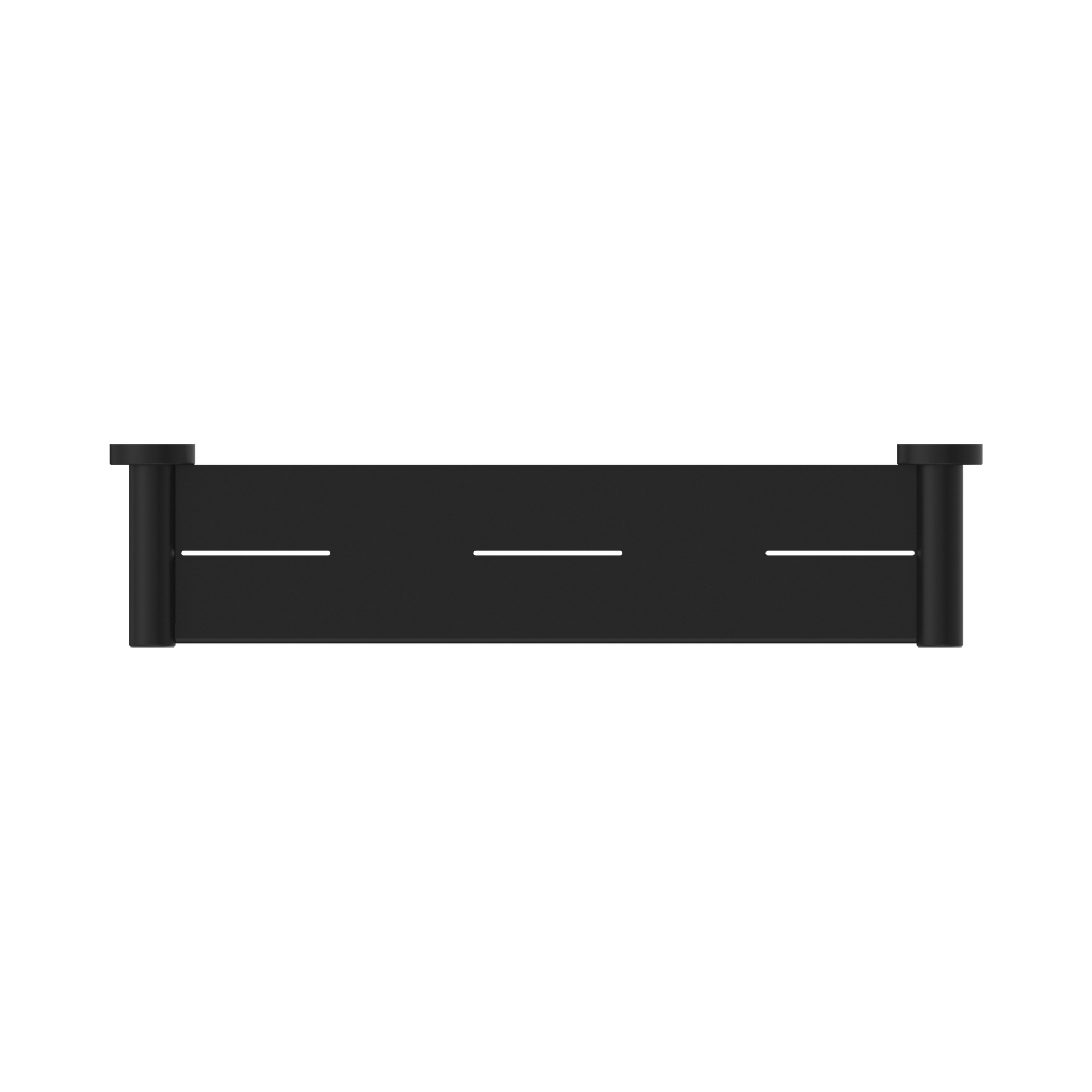 Nero Mecca Metal Shower Shelf, Matte Black
