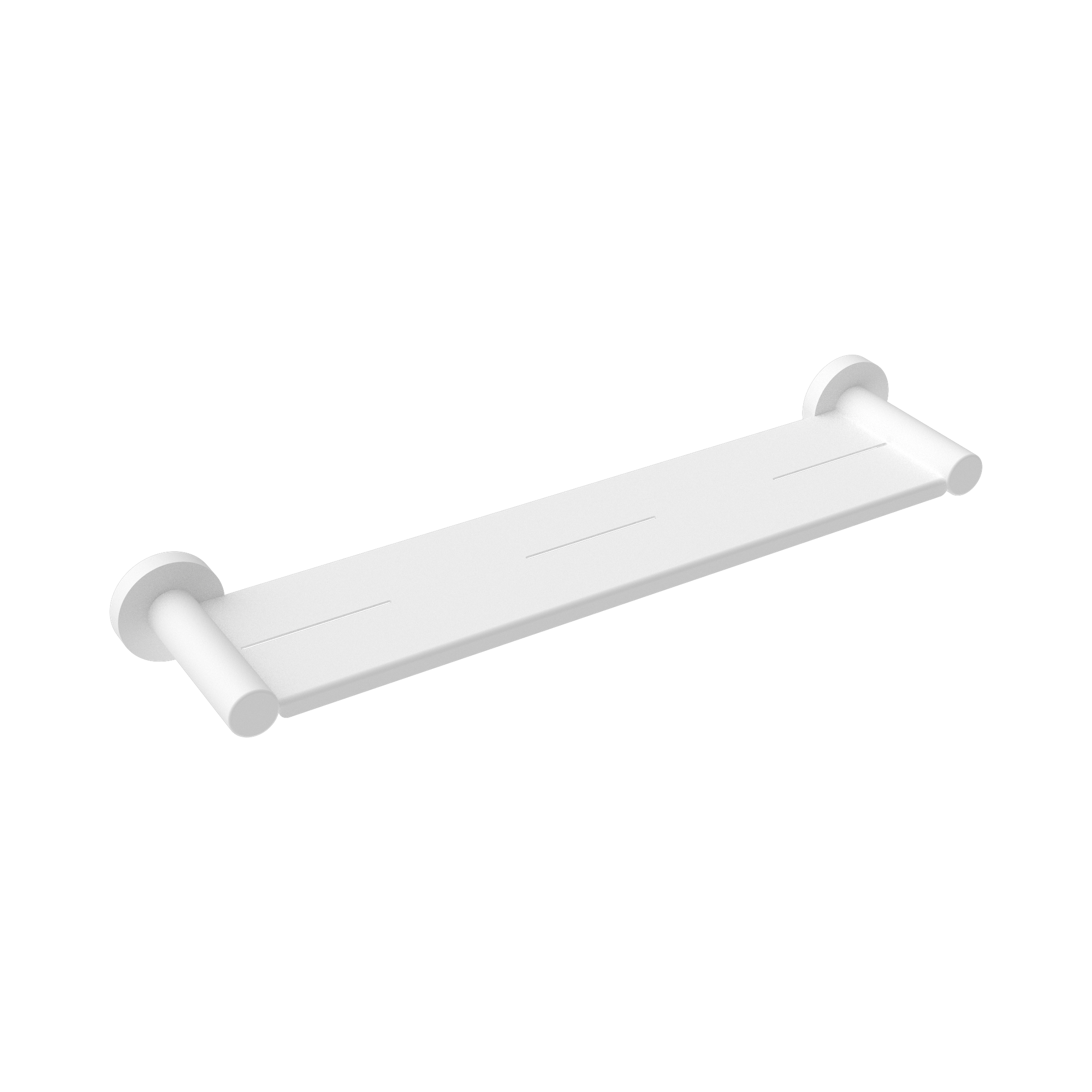 Nero Mecca Metal Shower Shelf, Matte White