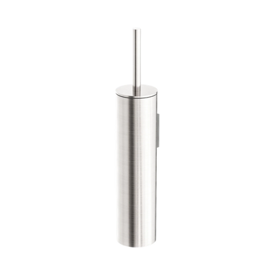 Nero Mecca Toilet Brush Holder, Brushed Nickel