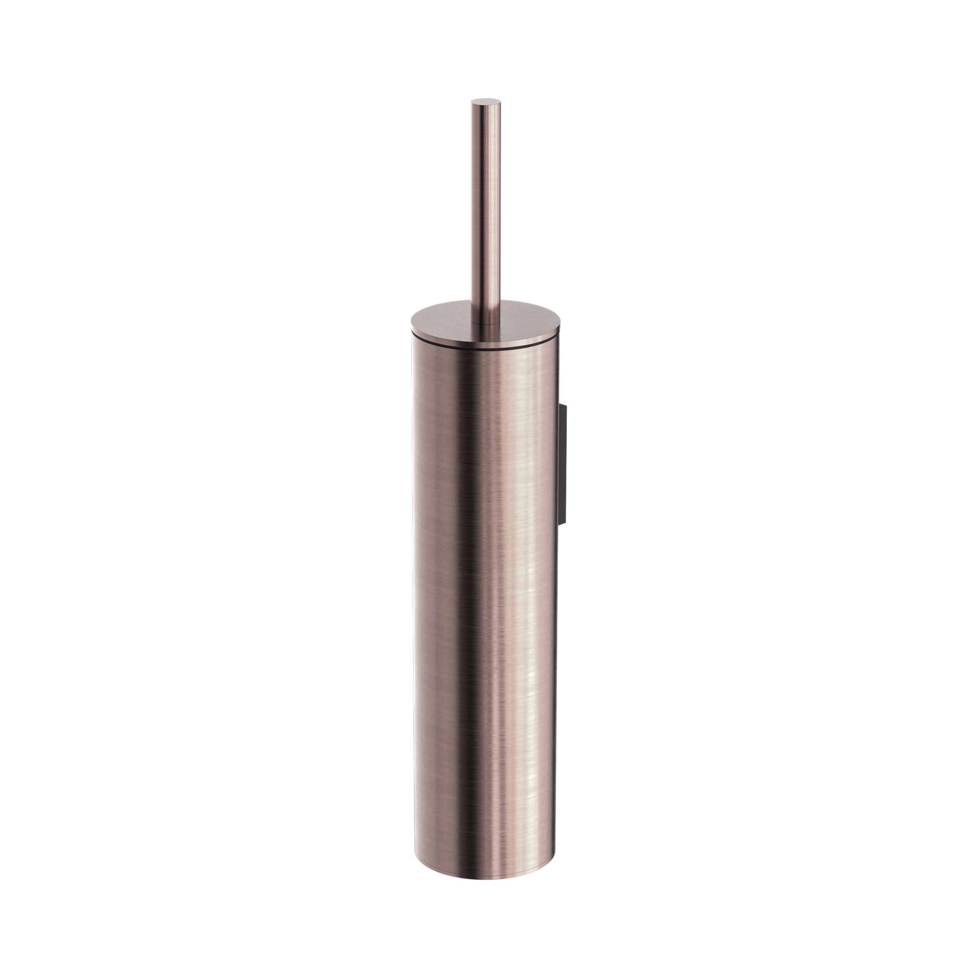 Nero Mecca Toilet Brush Holder, Brushed Bronze