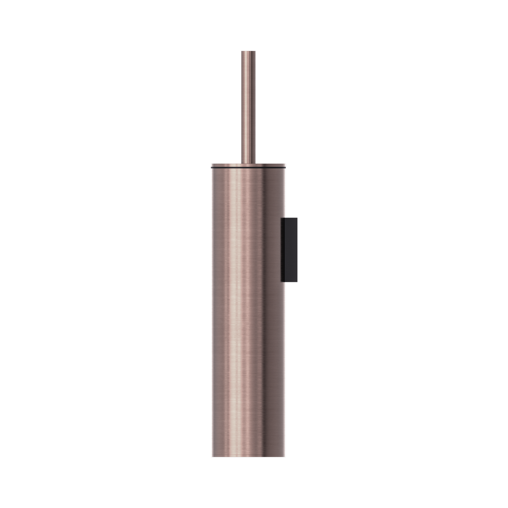 Nero Mecca Toilet Brush Holder, Brushed Bronze