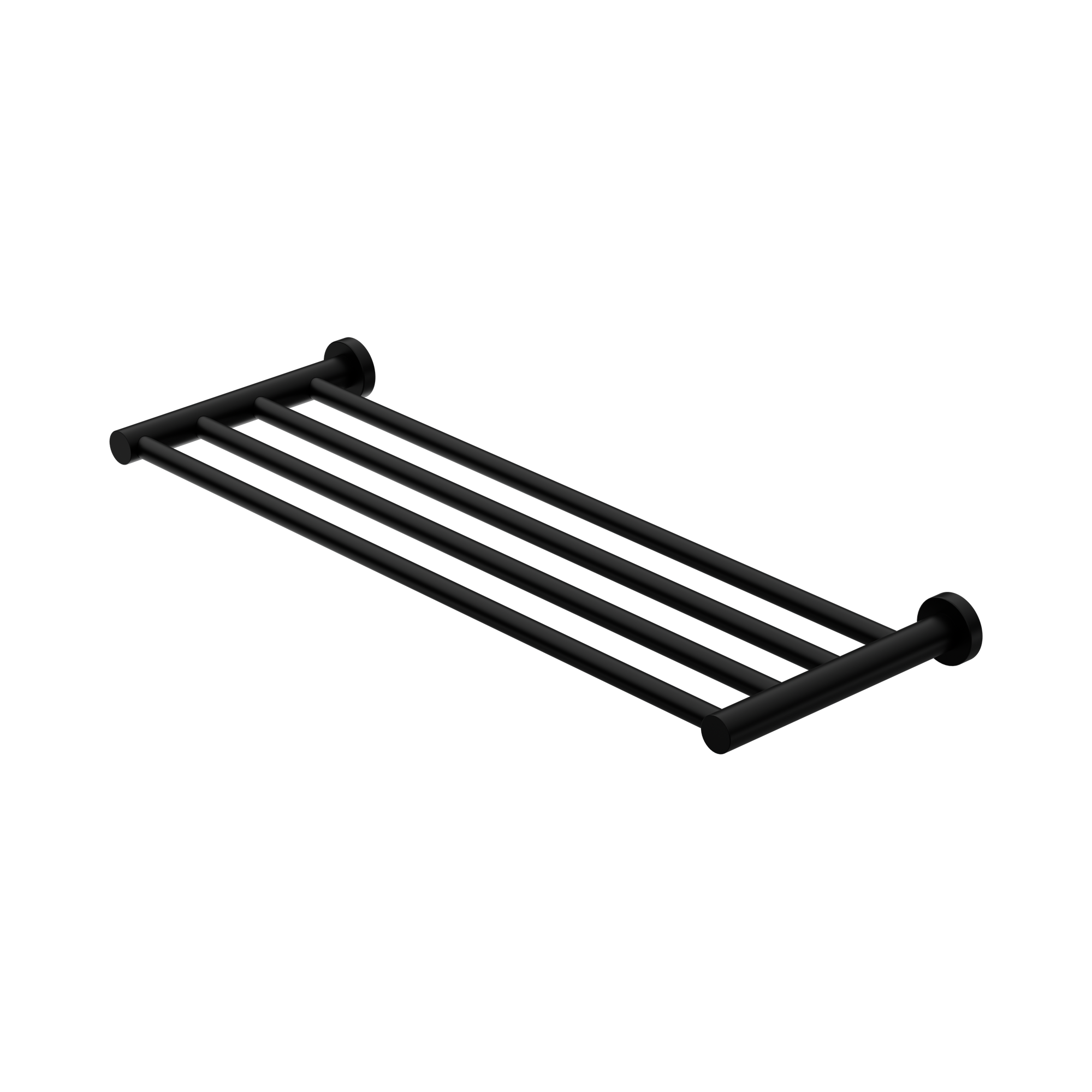 Nero Mecca Towel Rack, Matte Black