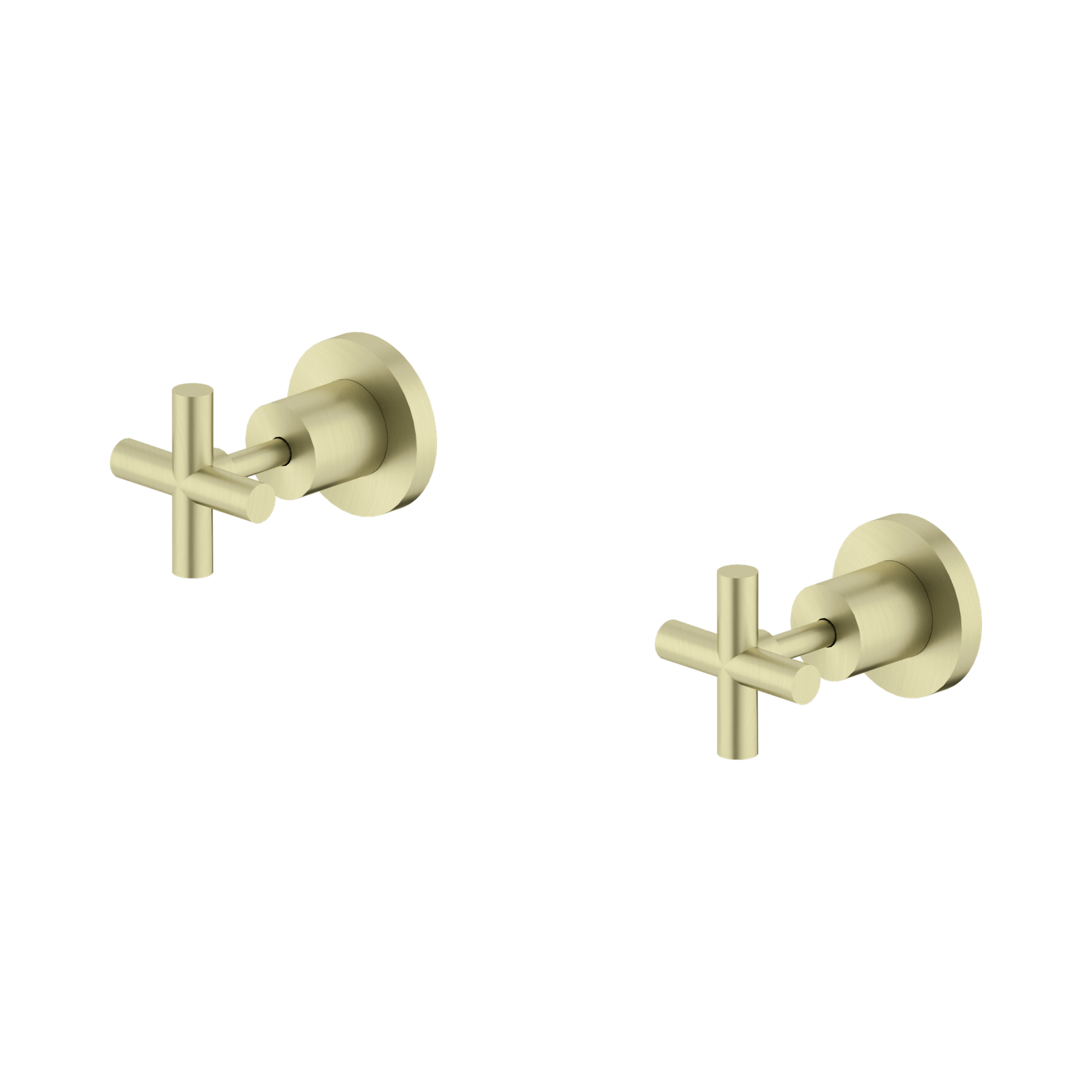Nero X Plus Wall Top Assemblies, Brushed Gold