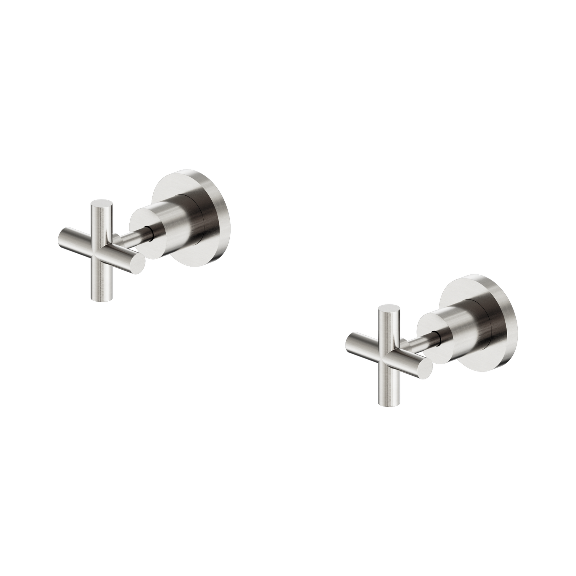 Nero X Plus Wall Top Assemblies, Brushed Nickel