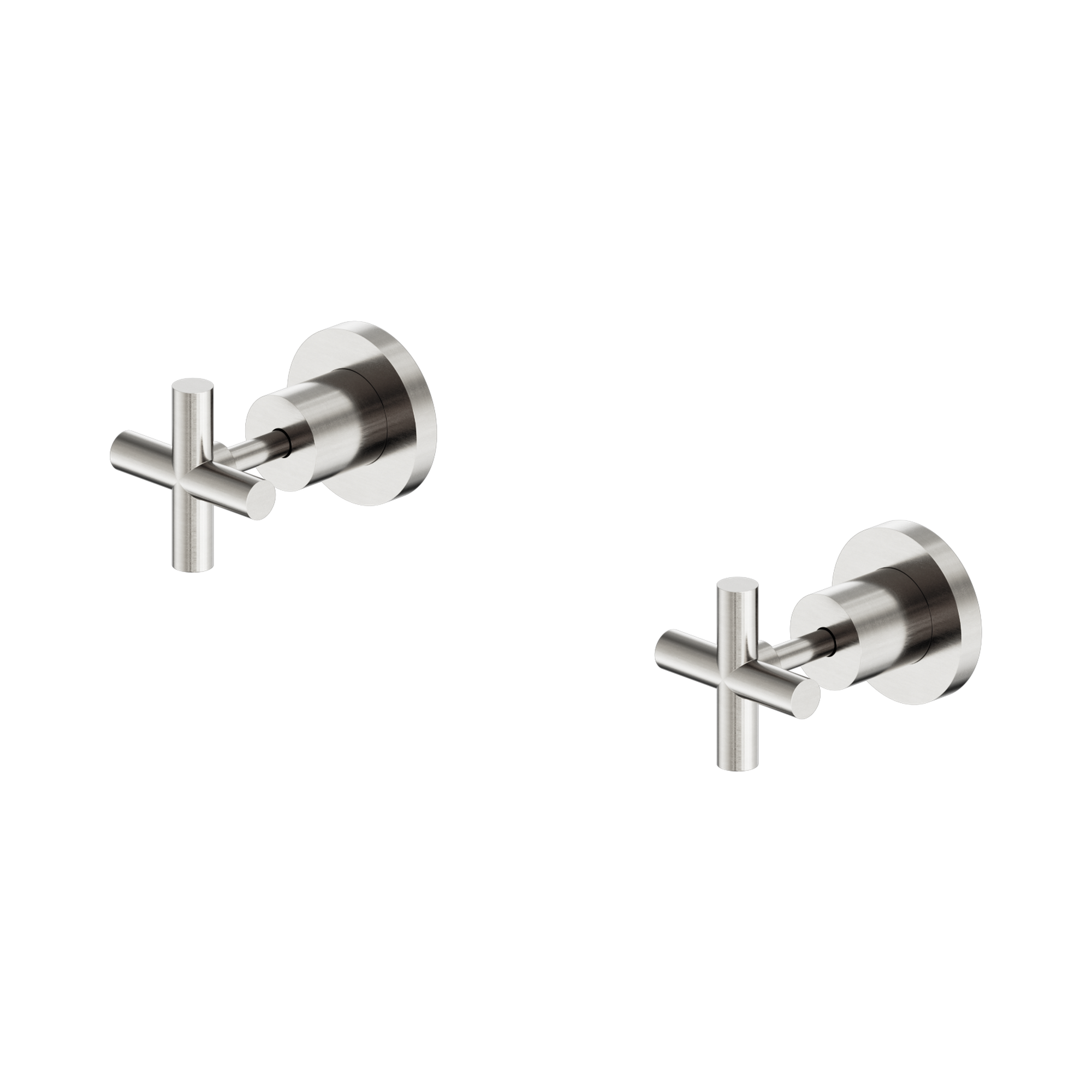 Nero X Plus Wall Top Assemblies, Brushed Nickel