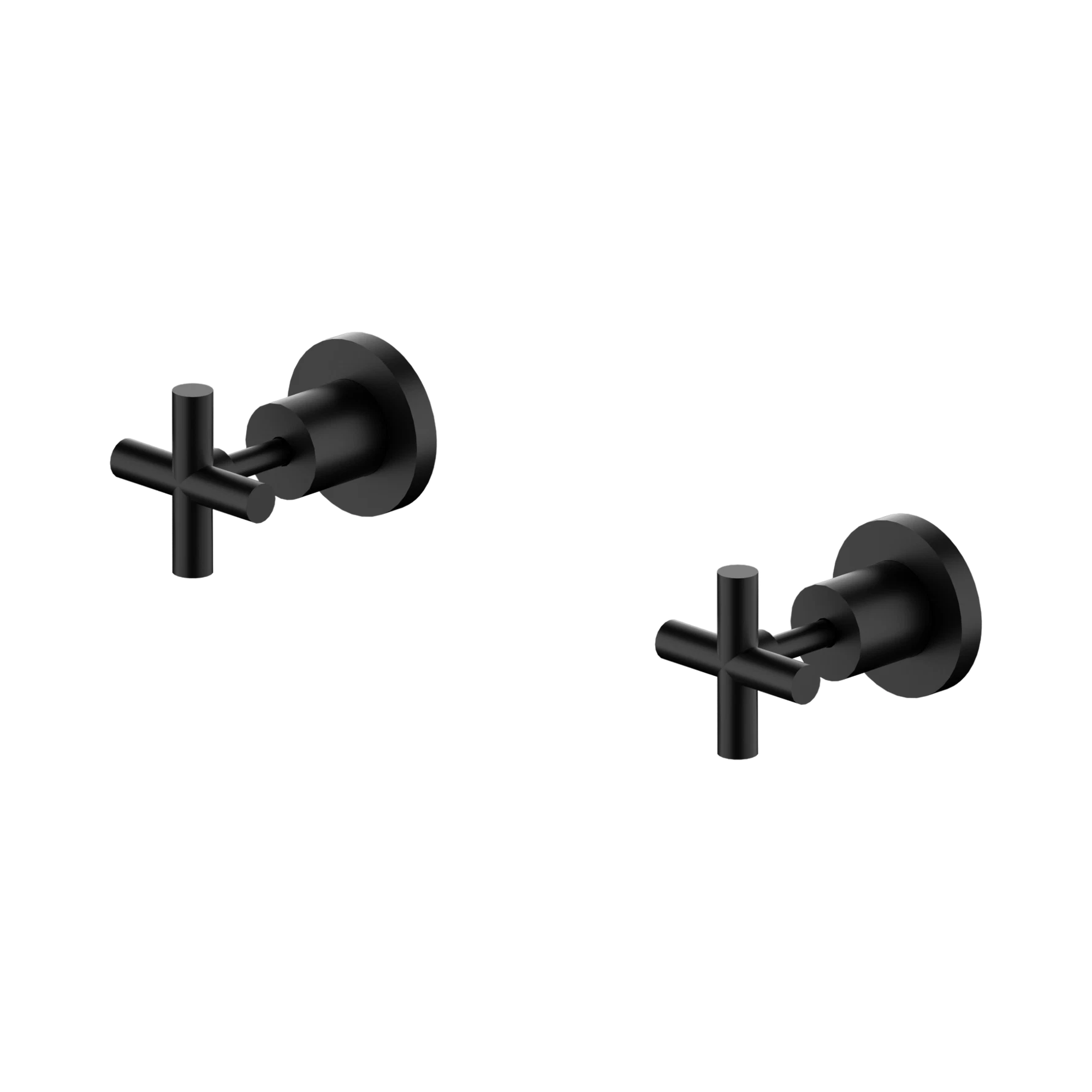 Nero X Plus Wall Top Assemblies, Matte Black