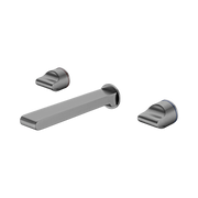 Nero Pearl Wall Basin Set, Gun Metal
