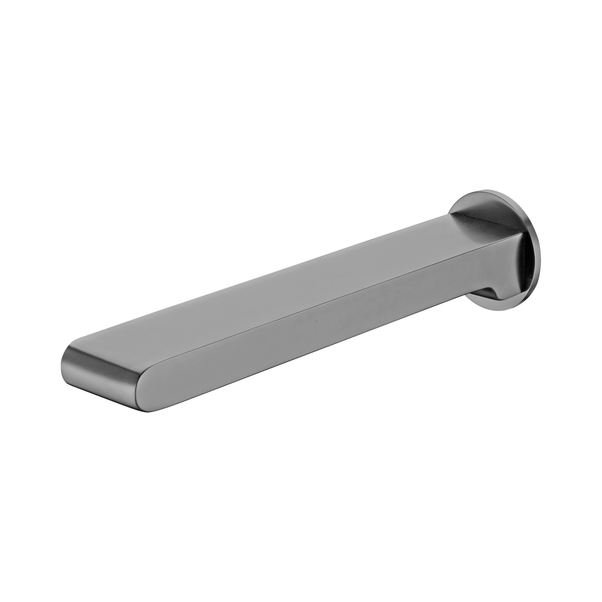 Nero Pearl Wall Basin Set Spout Only, Gun Metal