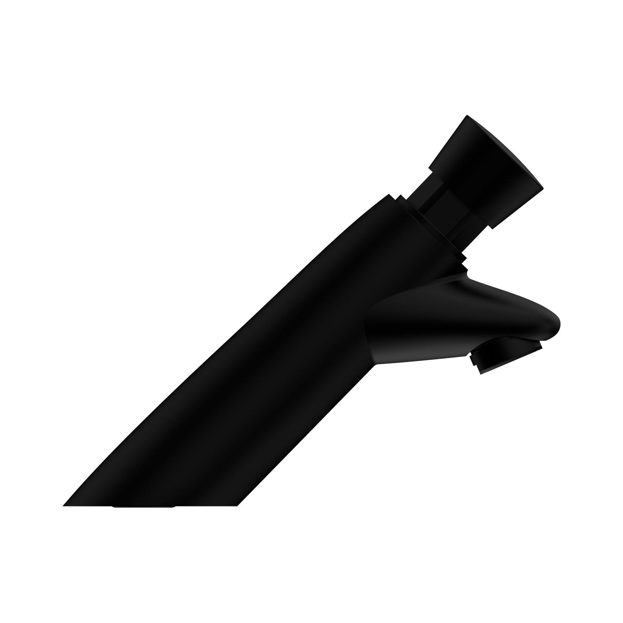 Nero SS316 Lead Free Timeflow Push Button Pillar Tap PVD Black