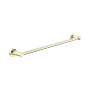 Nero Dolce II Single Towel Rail 600mm, Brushed Gold