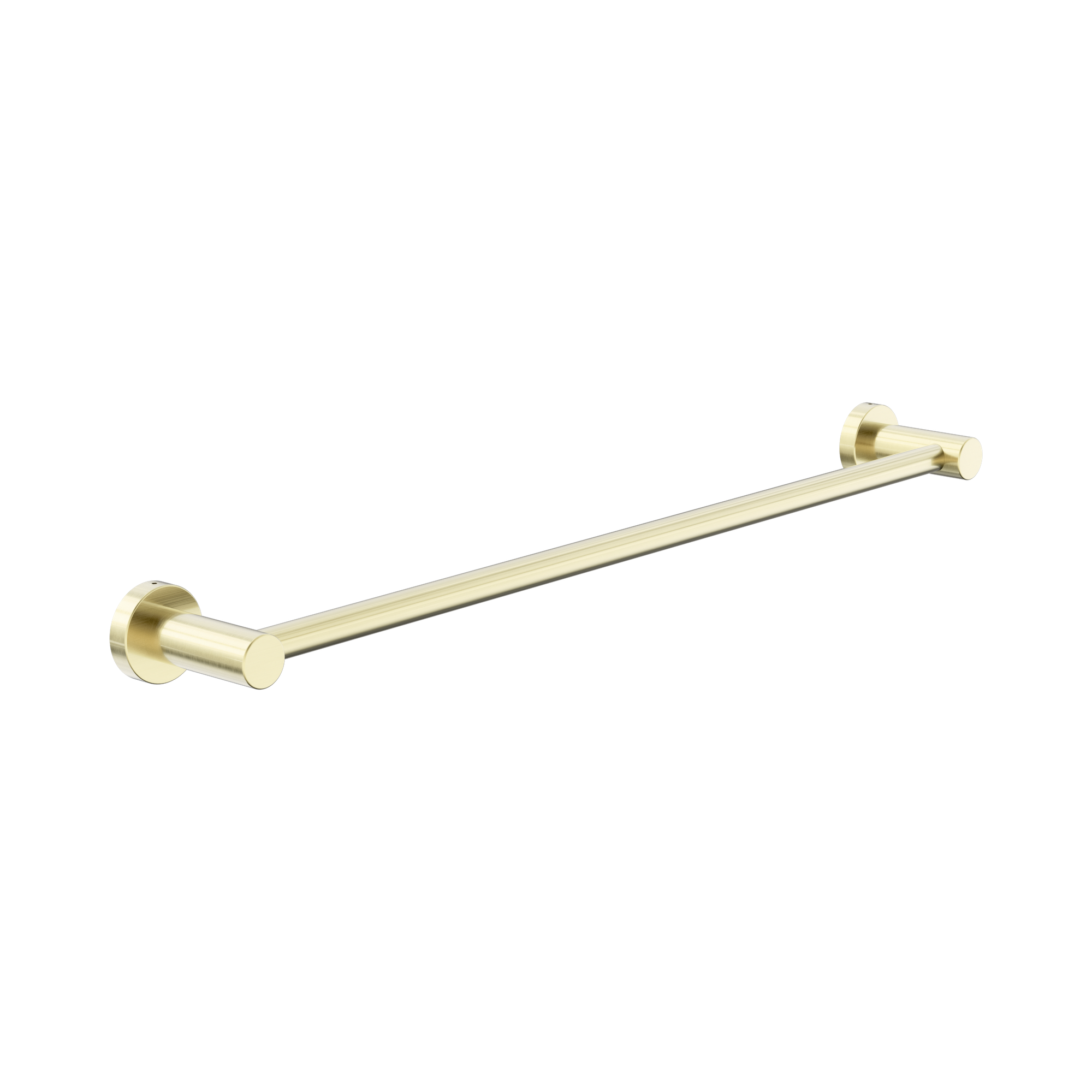 Nero Dolce II Single Towel Rail 600mm, Brushed Gold