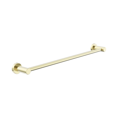 Nero Dolce II Single Towel Rail 600mm, Brushed Gold