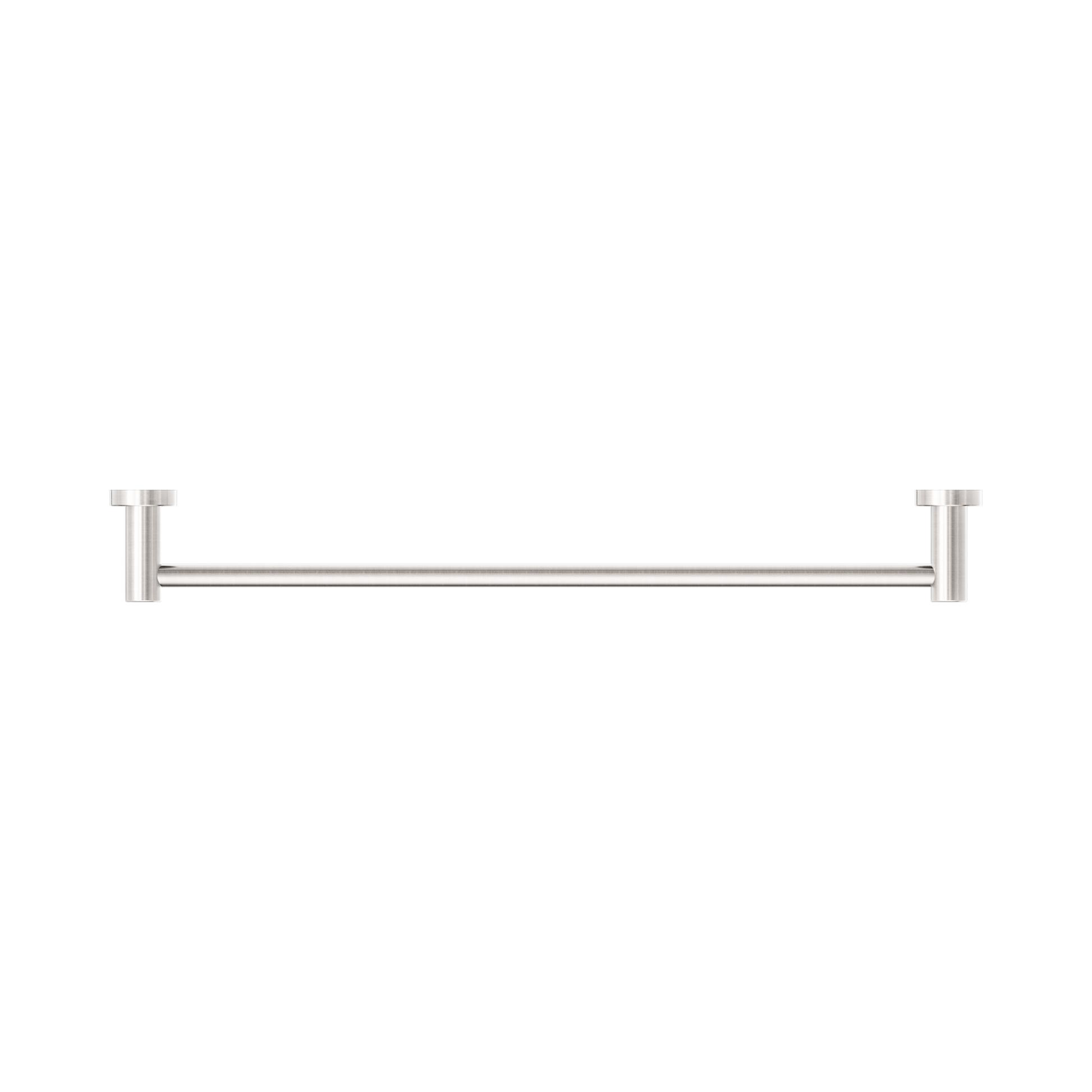 Nero Dolce II Single Towel Rail 600mm, Brushed Nickel