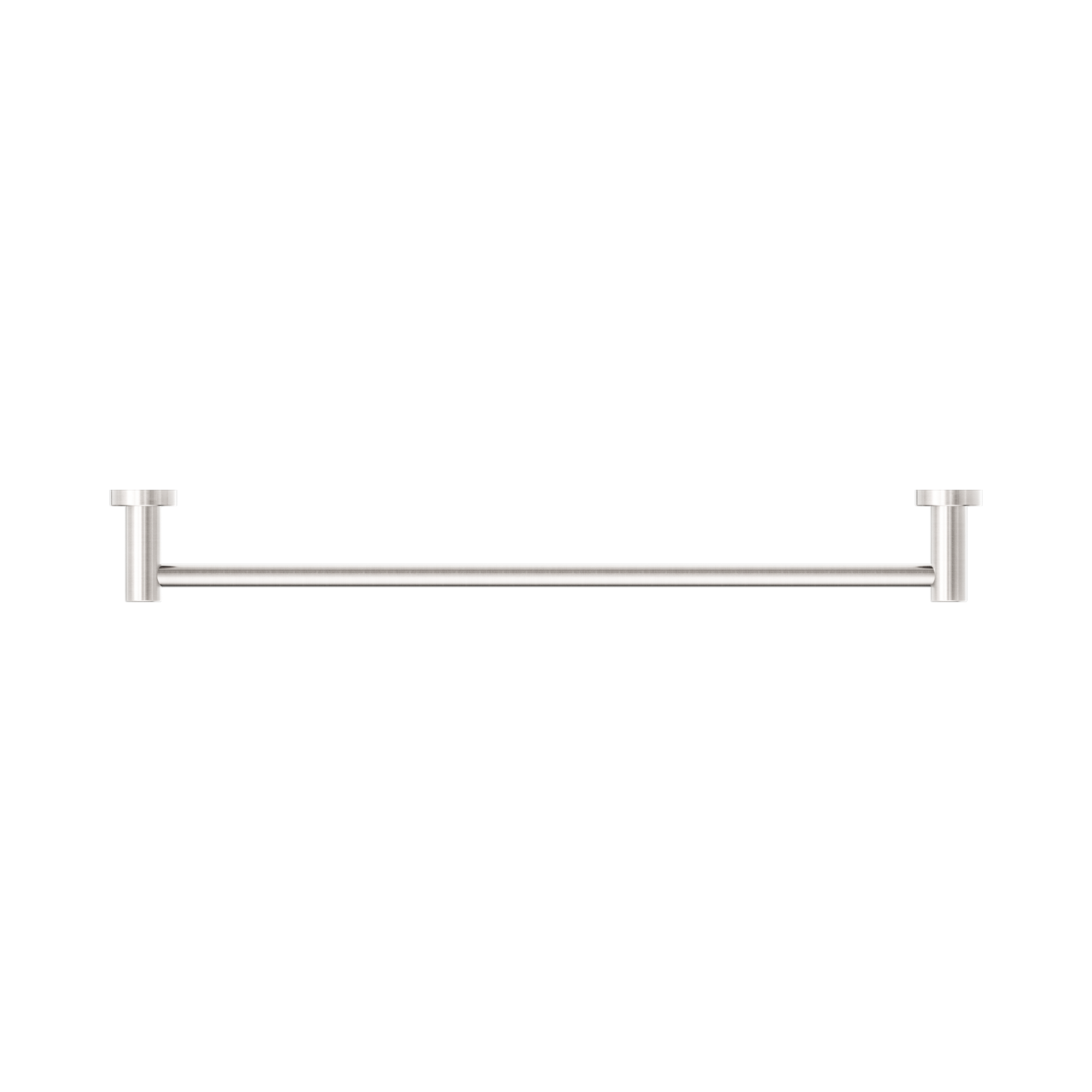 Nero Dolce II Single Towel Rail 600mm, Brushed Nickel