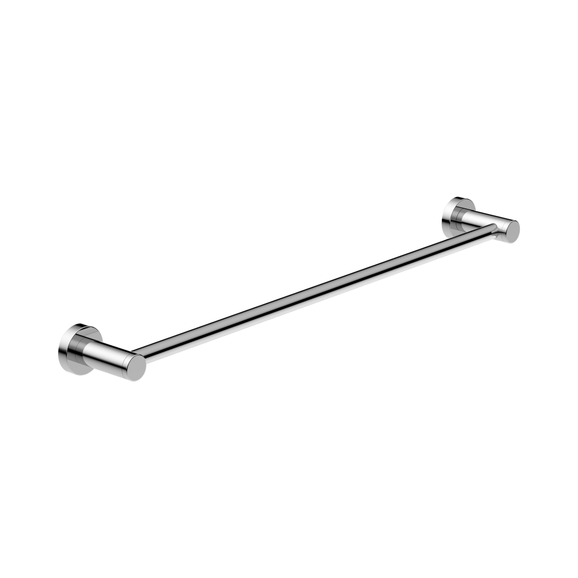 Nero Dolce II Single Towel Rail 600mm, Chrome
