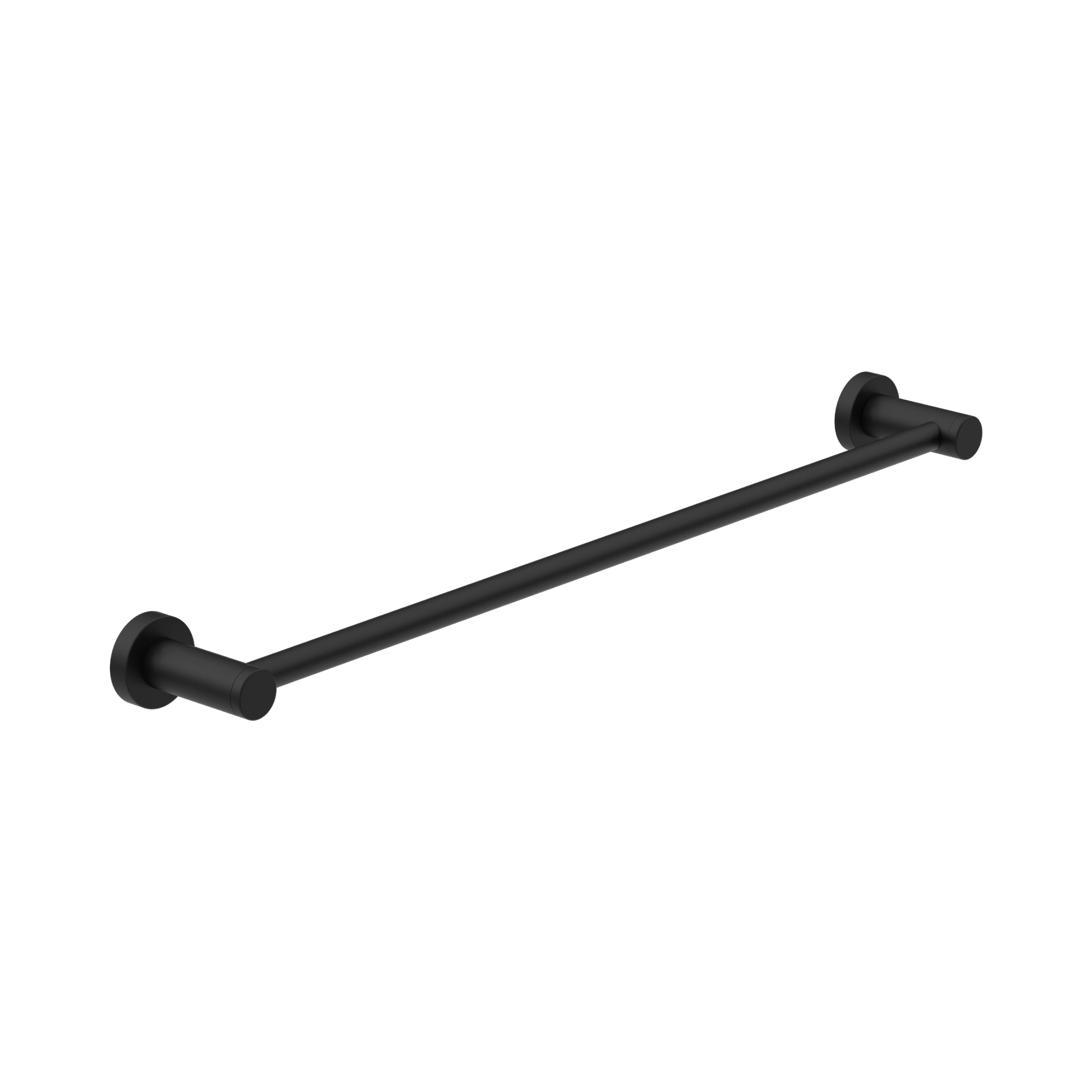 Nero Dolce II Single Towel Rail 600mm, Matte Black