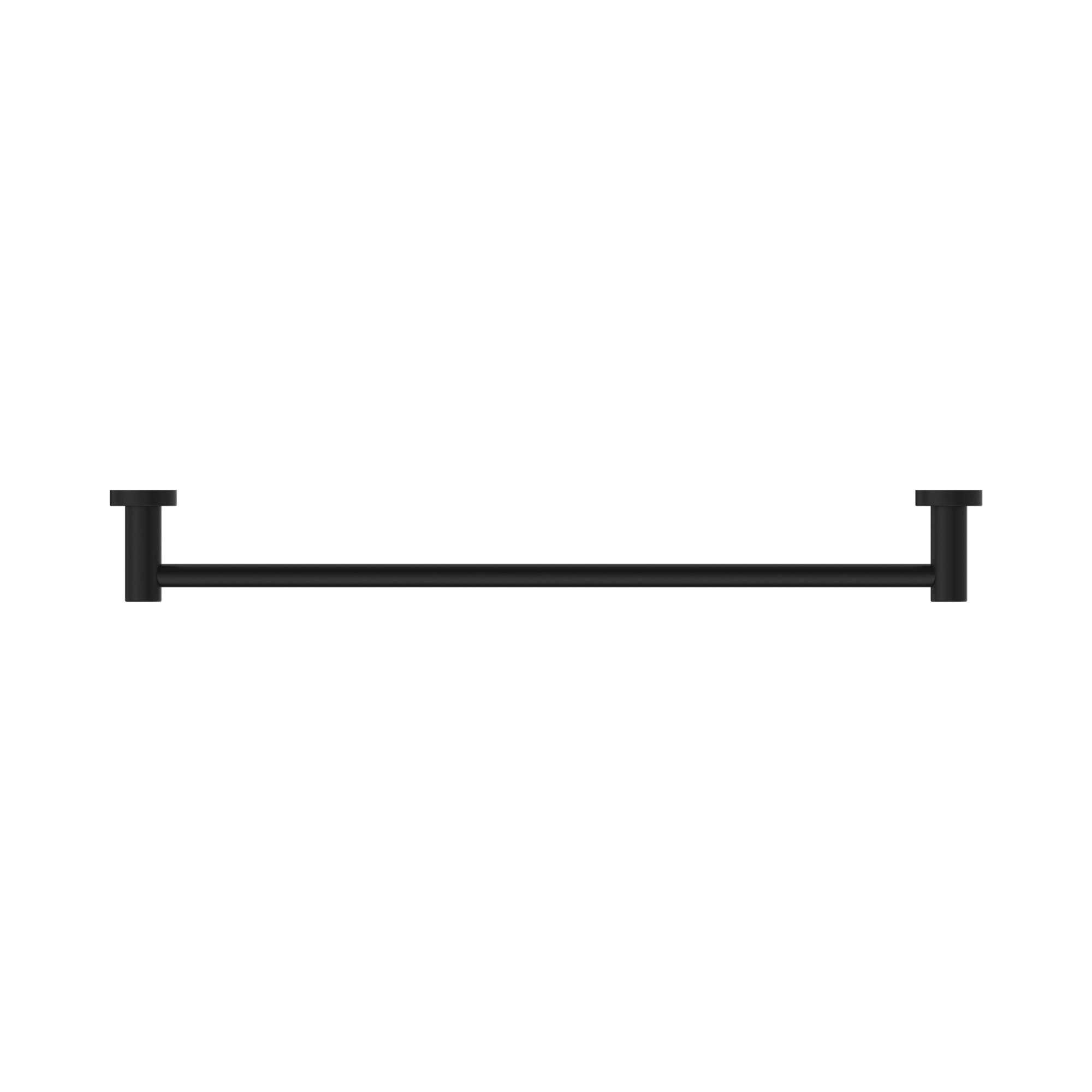 Nero Dolce II Single Towel Rail 600mm, Matte Black