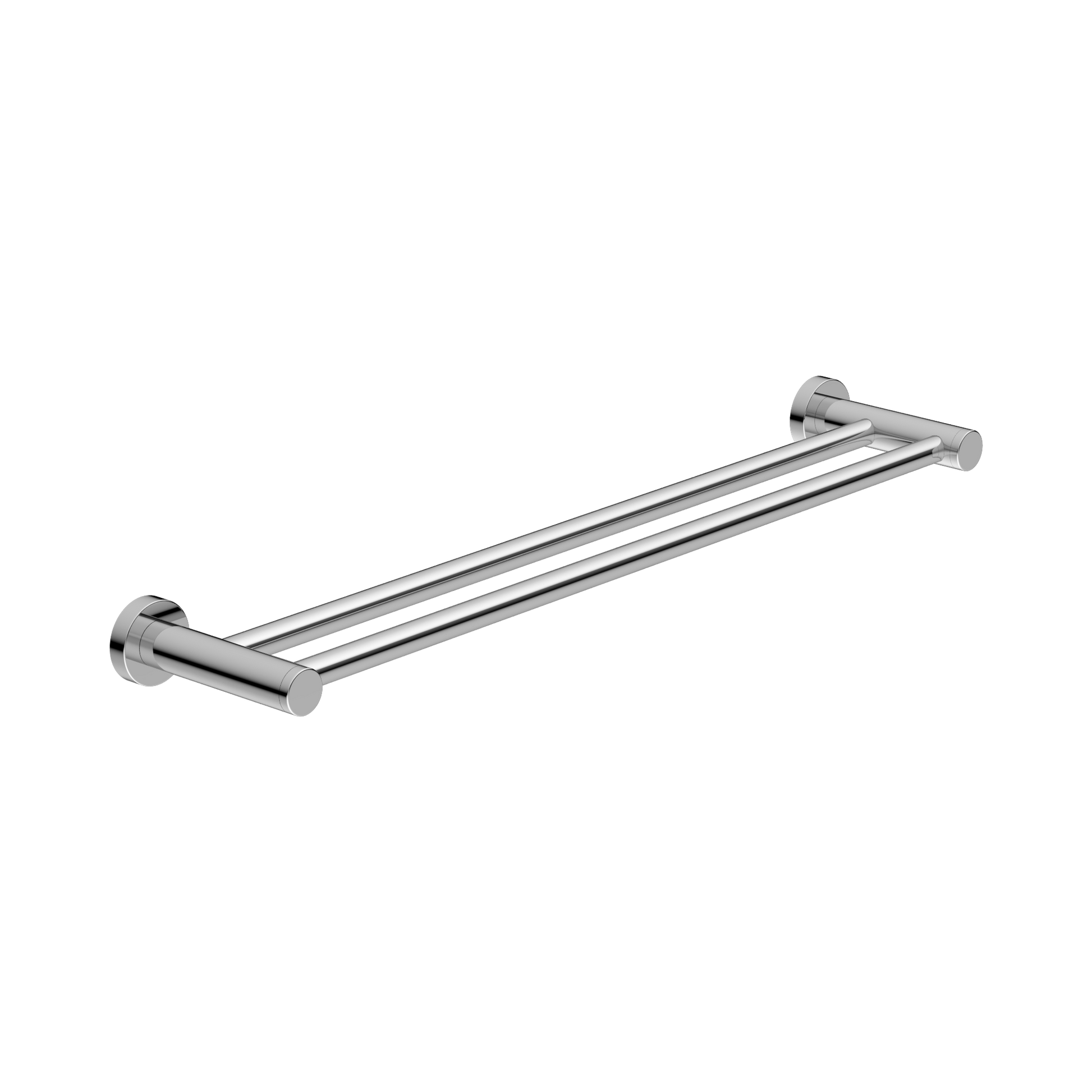 Nero Dolce II Double Towel Rail 600mm, Chrome
