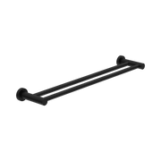Nero Dolce II Double Towel Rail 600mm, Matte Black
